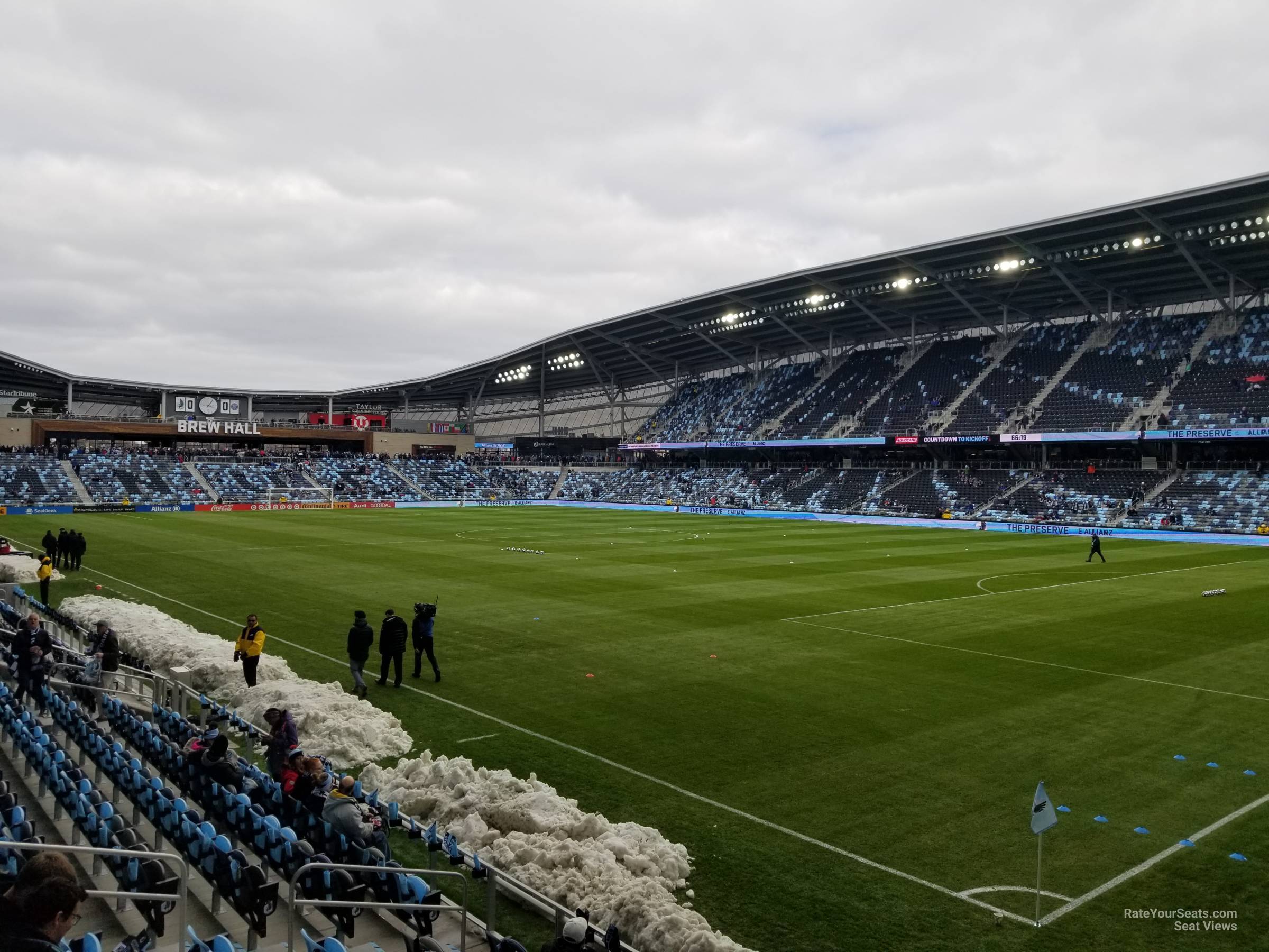 section 26, row 5 seat view  - allianz field