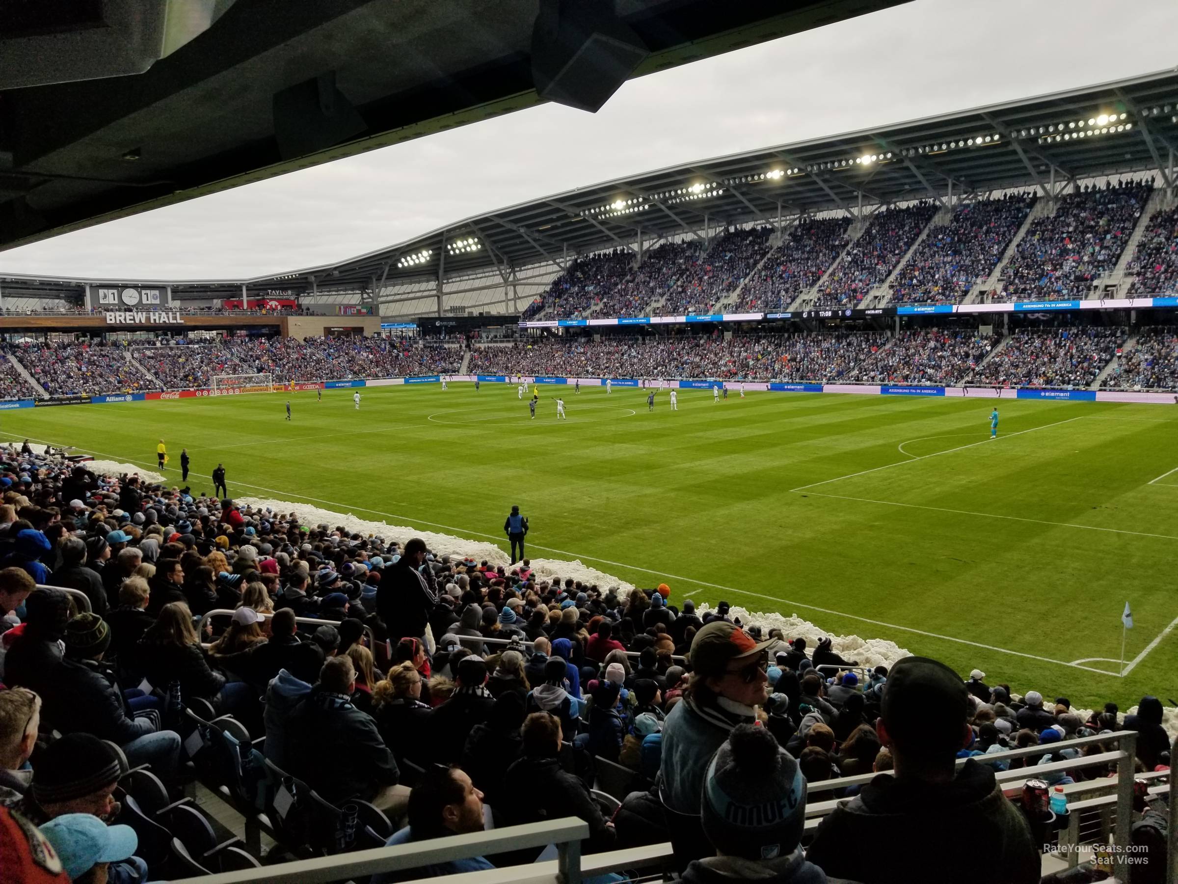 section 26, row 9 seat view  - allianz field