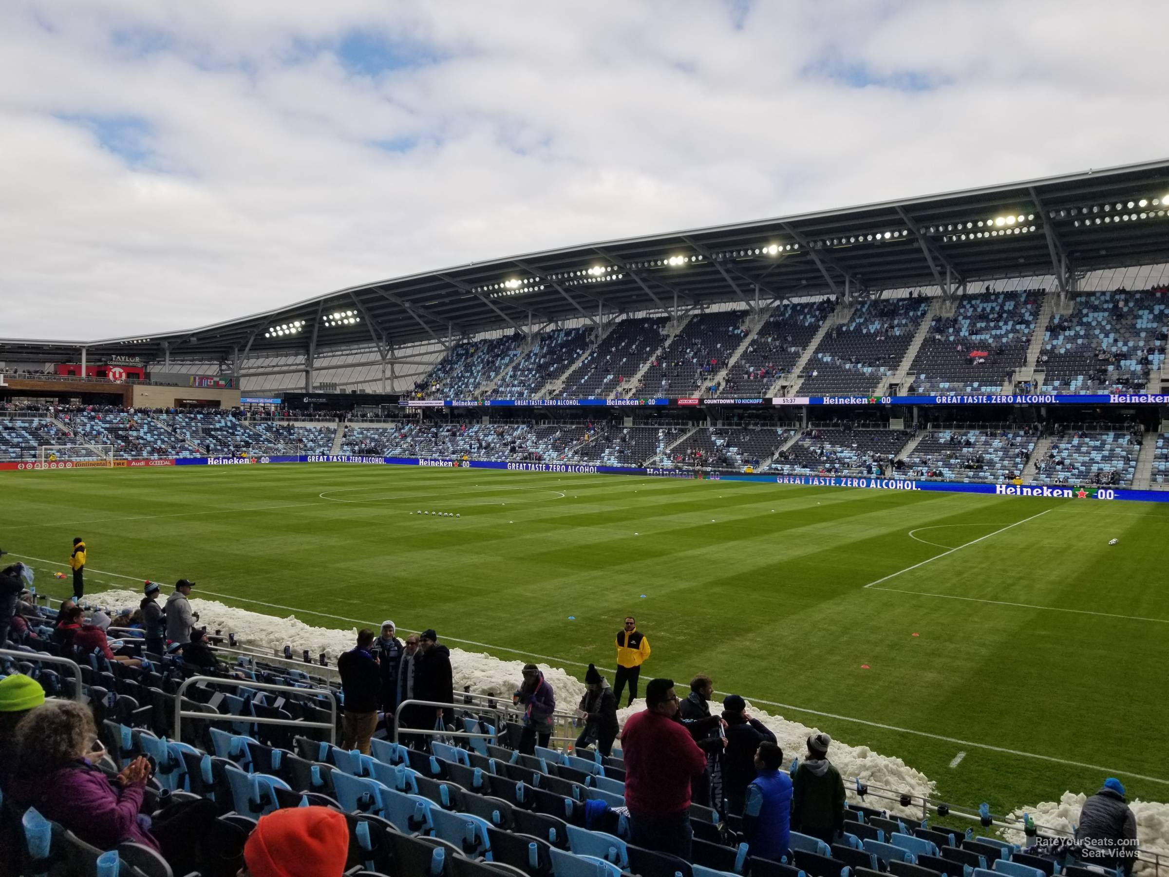 section 28, row 15 seat view  - allianz field