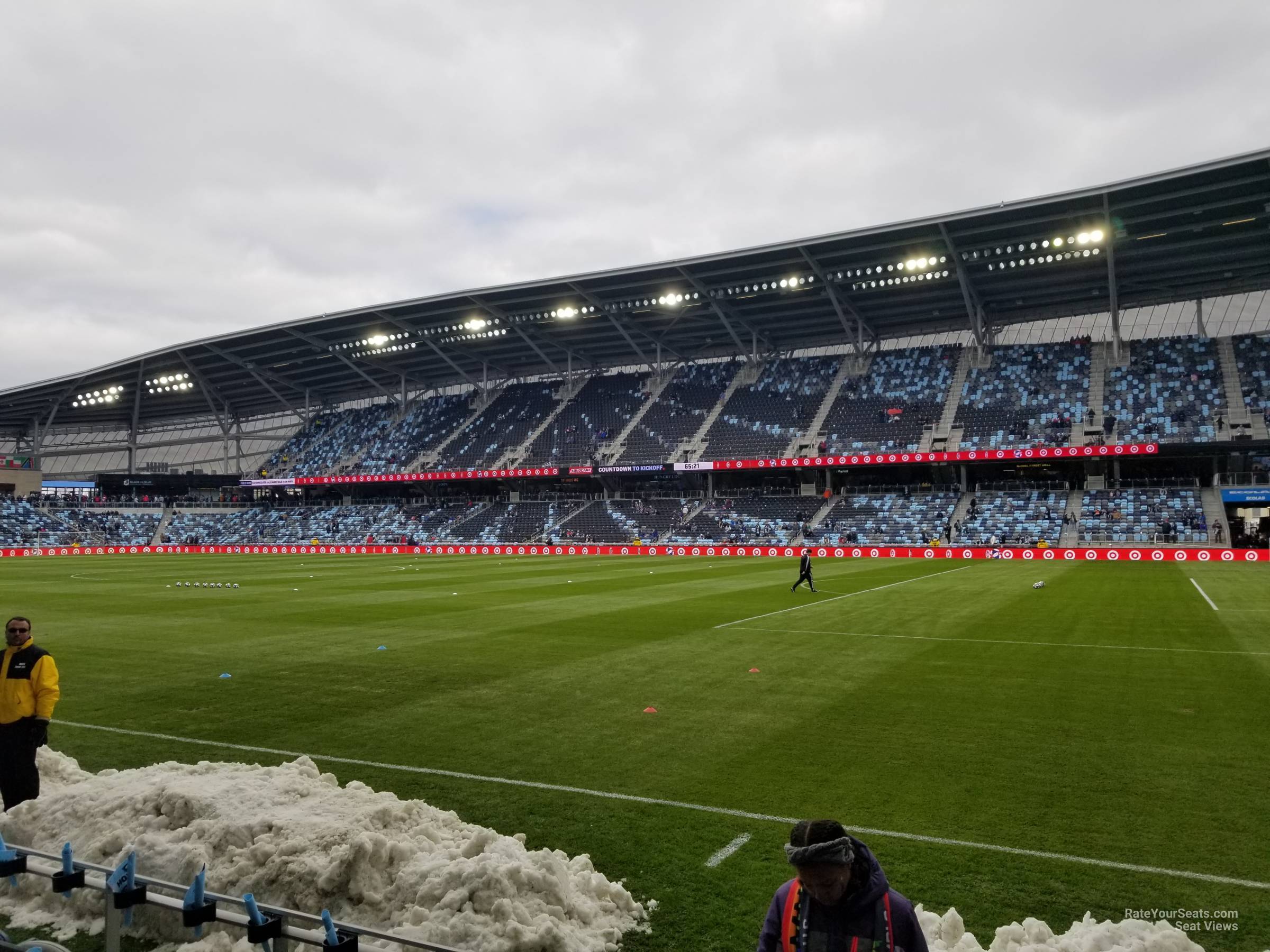 section 28, row 5 seat view  - allianz field