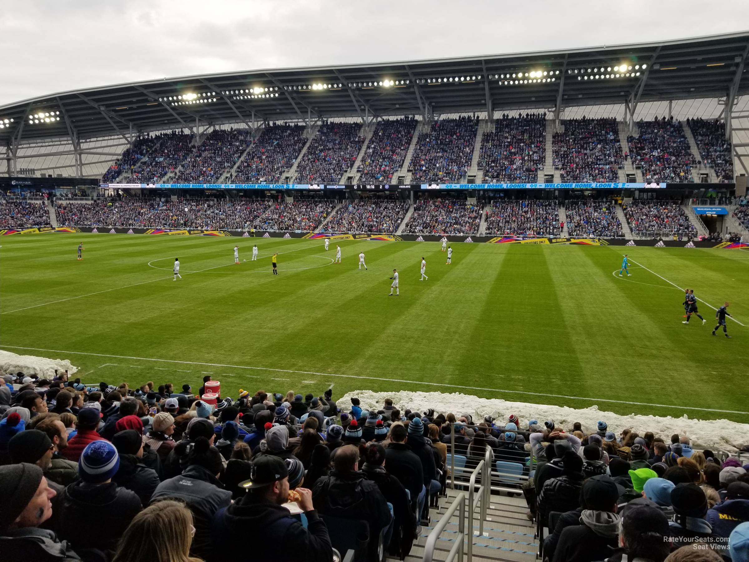 section 29, row 19 seat view  - allianz field
