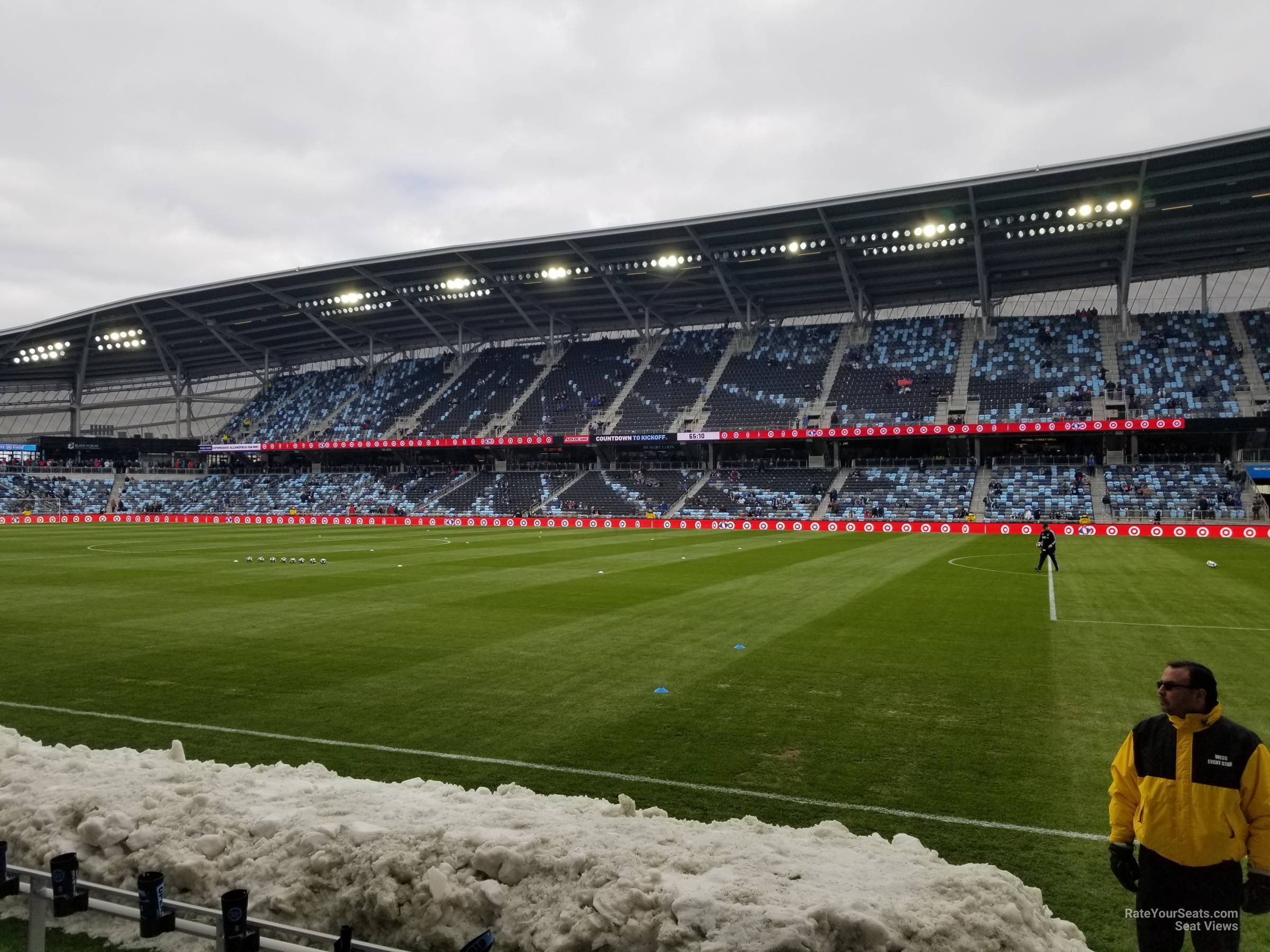 section 29, row 5 seat view  - allianz field