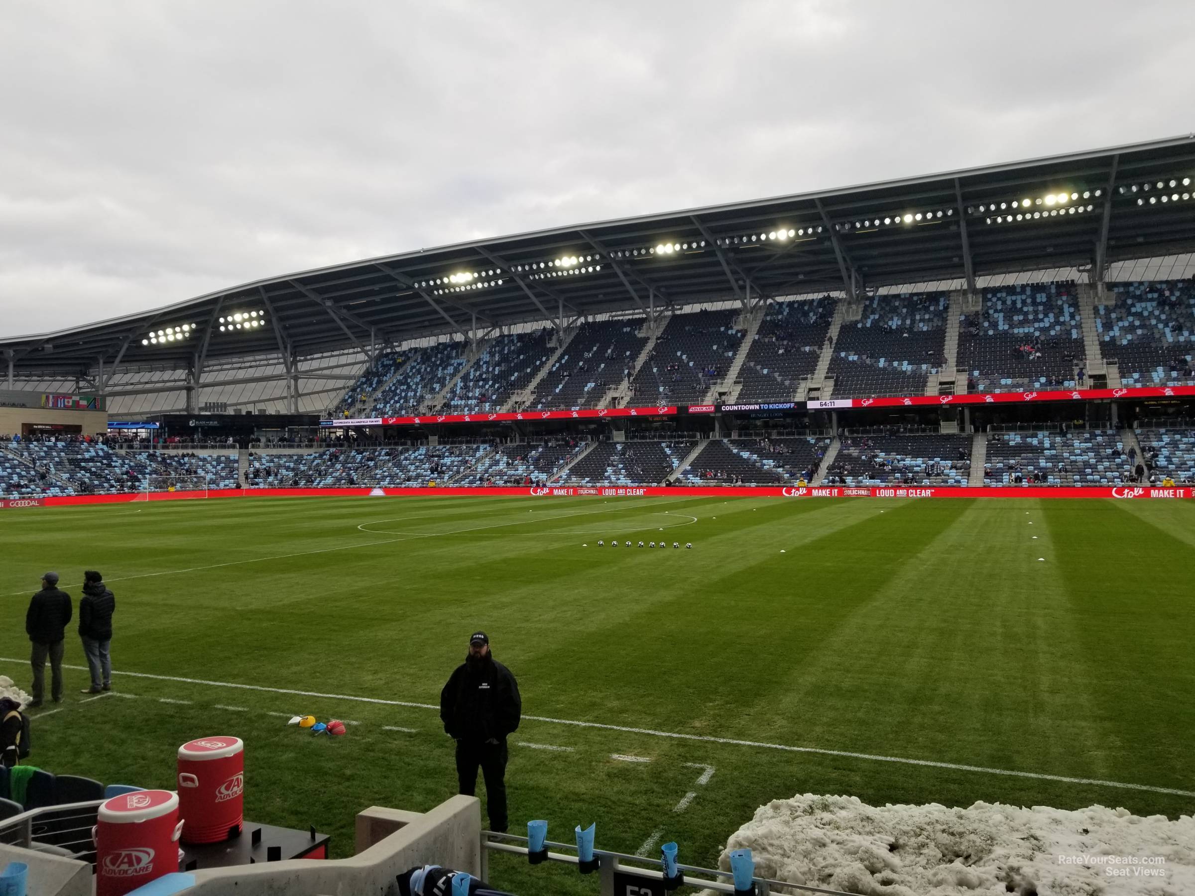 section 30, row 8 seat view  - allianz field