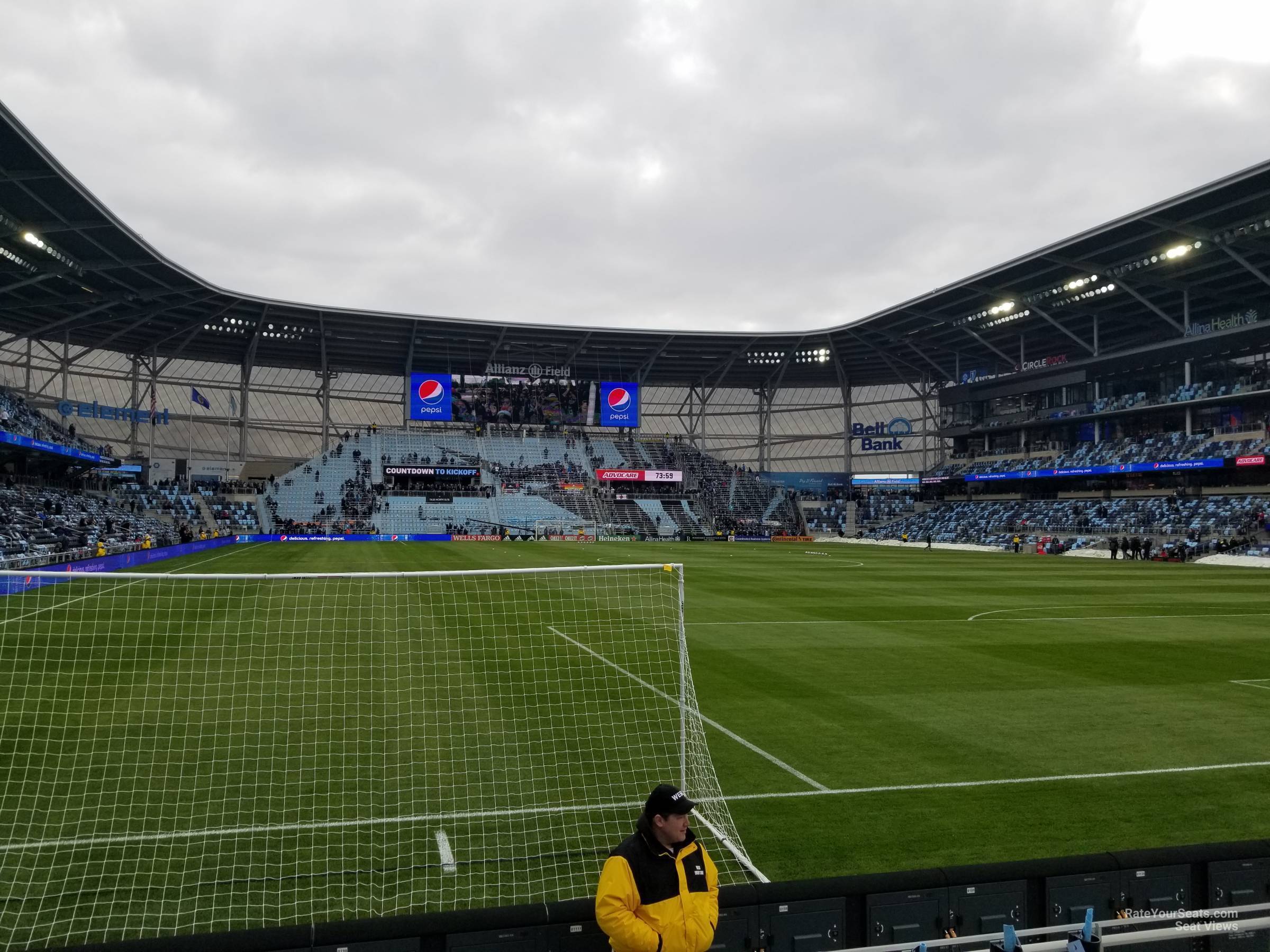 section 6, row 5 seat view - allianz field