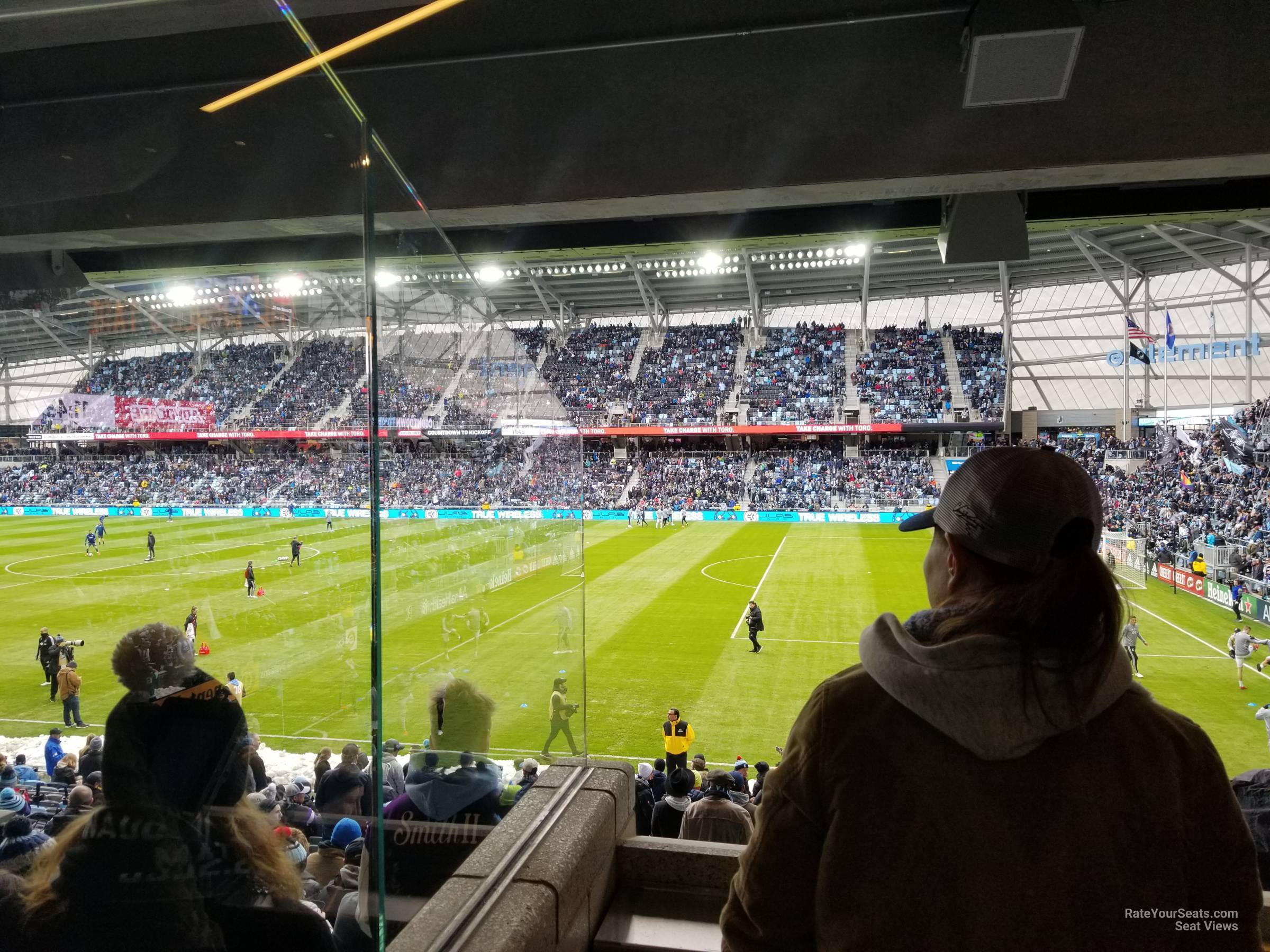 loge 28 seat view  - allianz field