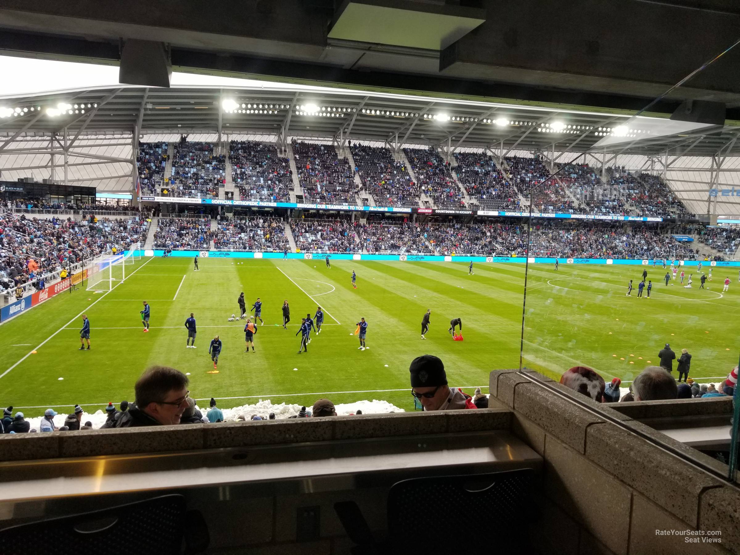 loge 36 seat view  - allianz field