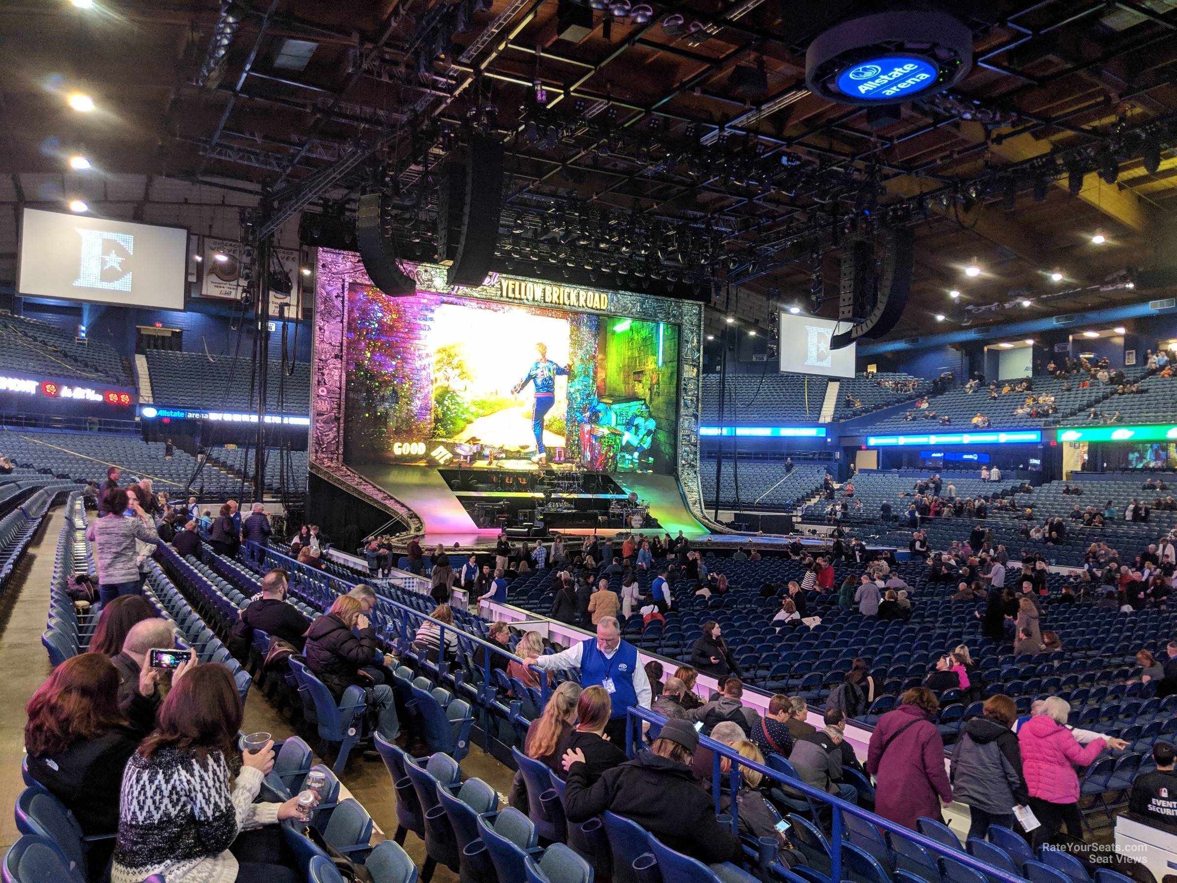 Allstate Arena Seating Chart Row Aa Elcho Table