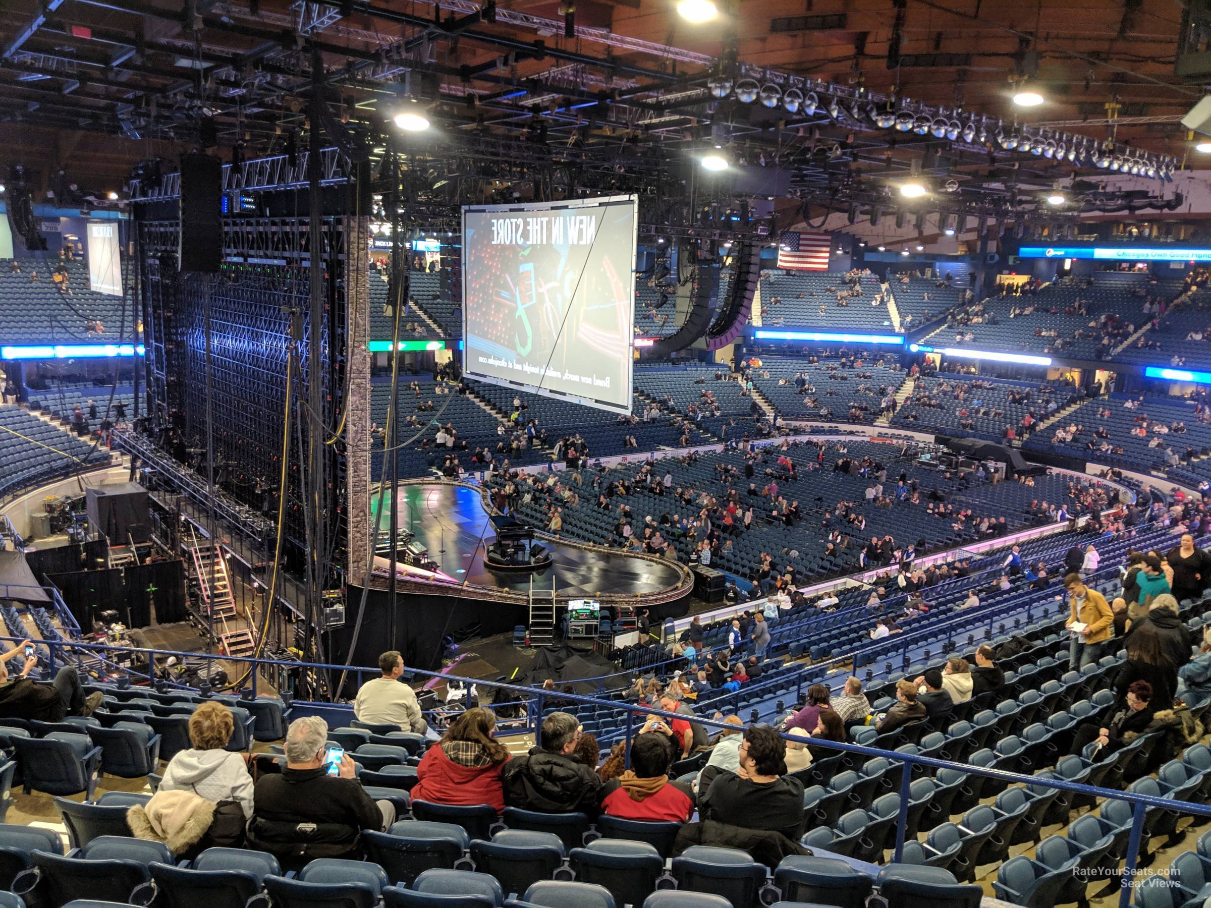 Section 205 at Allstate Arena for Concerts