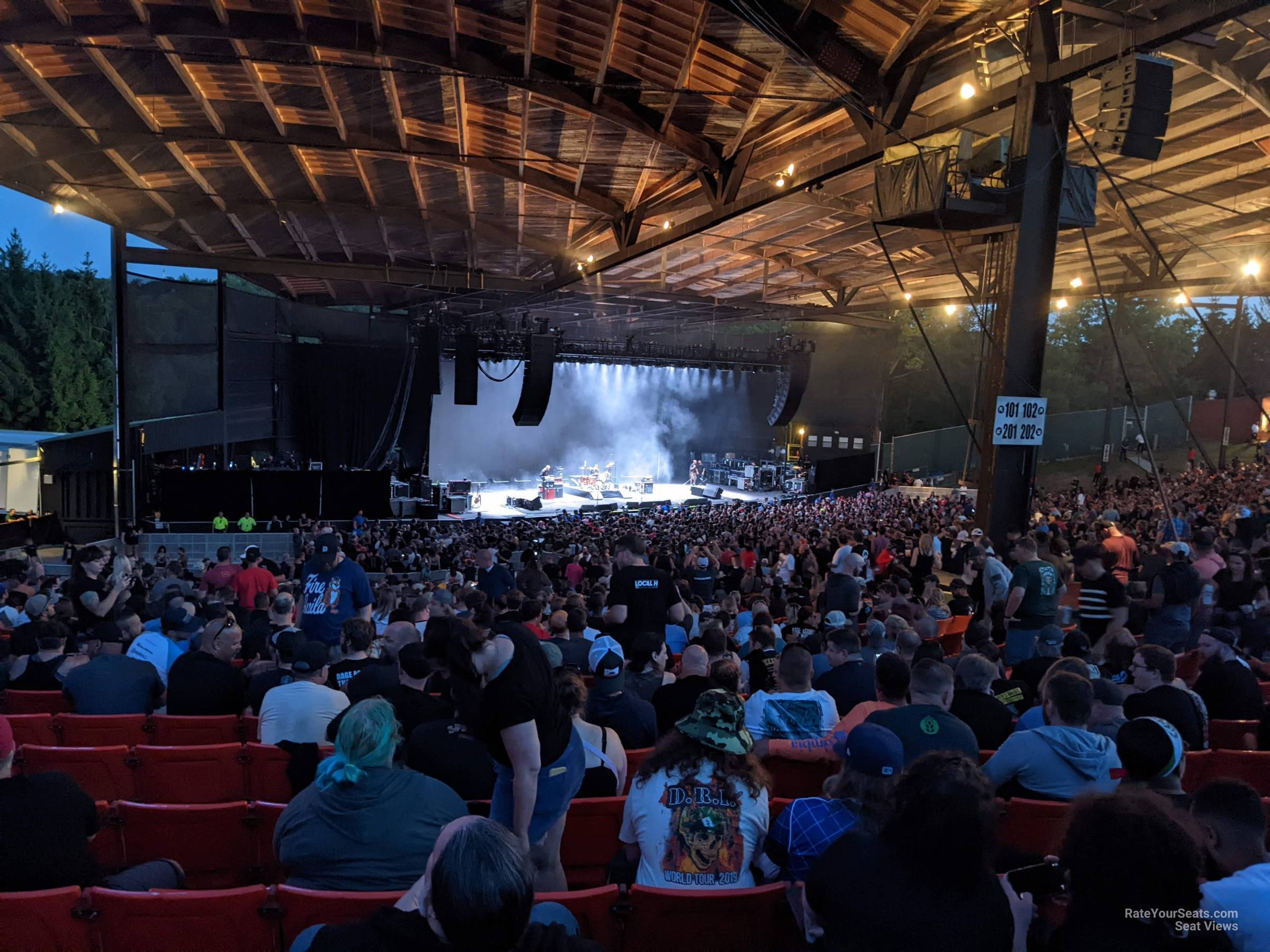 section 201, row ccc seat view  - alpine valley music theatre