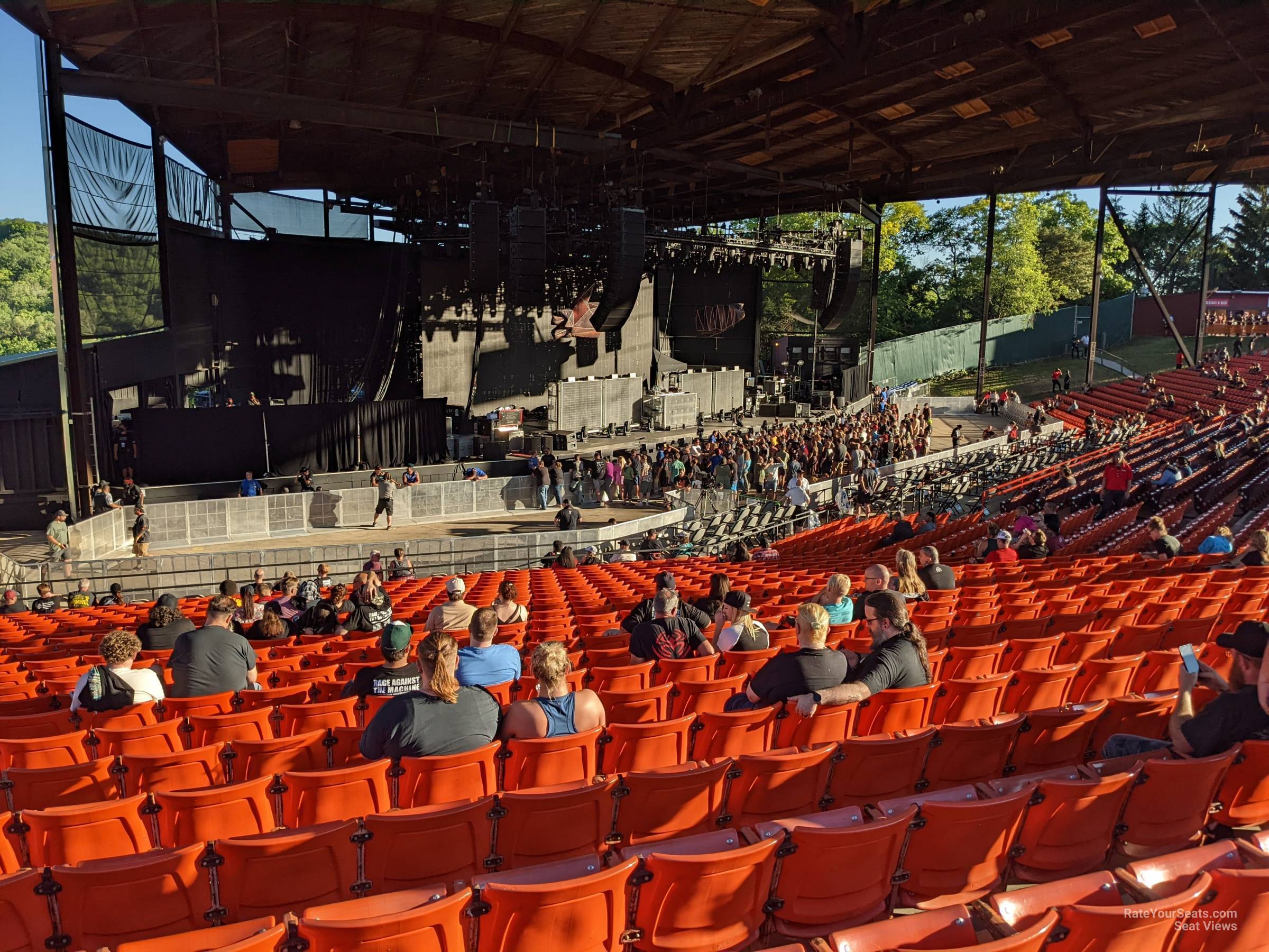section 201, row qq seat view  - alpine valley music theatre