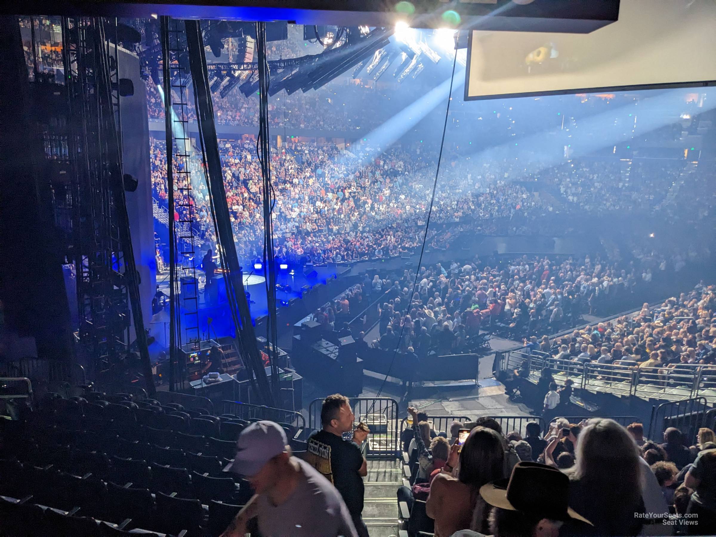 section 122, row wc seat view  for concert - amalie arena