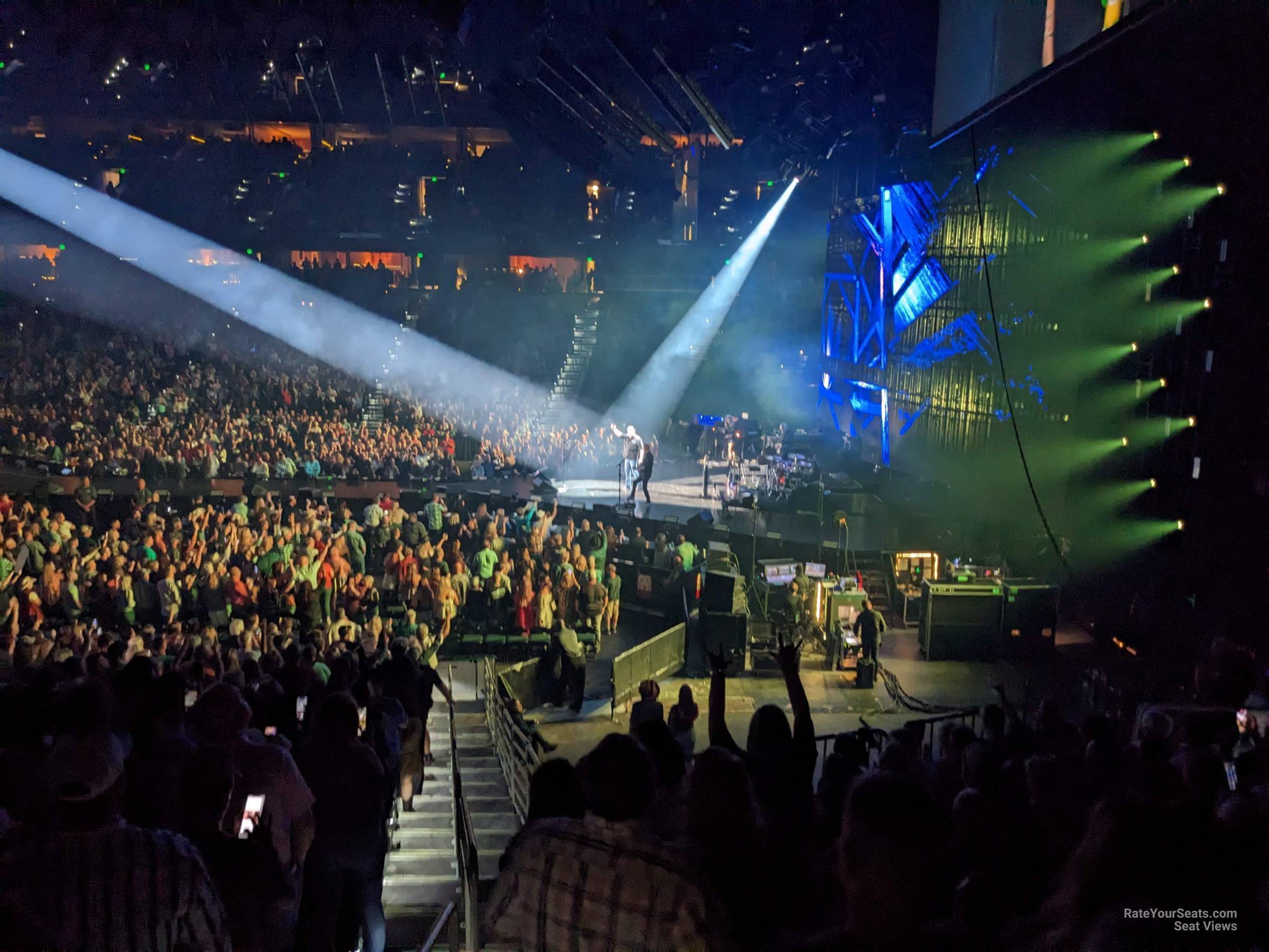 section 128, row wc seat view  for concert - amalie arena