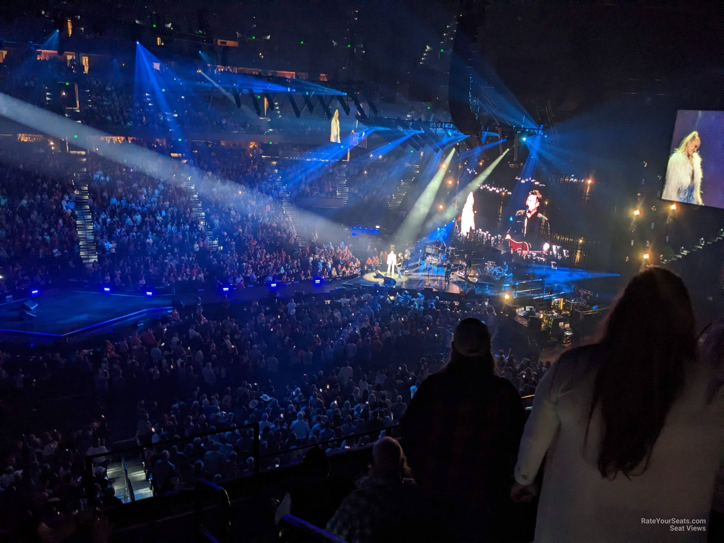 section 201, row d seat view  for concert - amalie arena