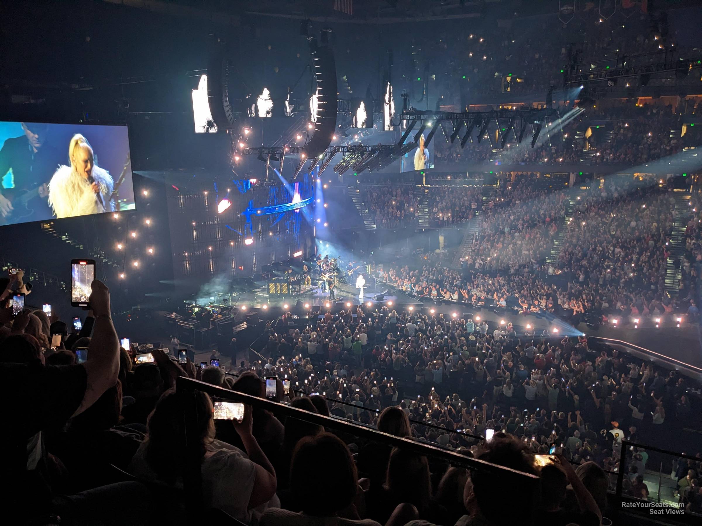 section 217, row d seat view  for concert - amalie arena