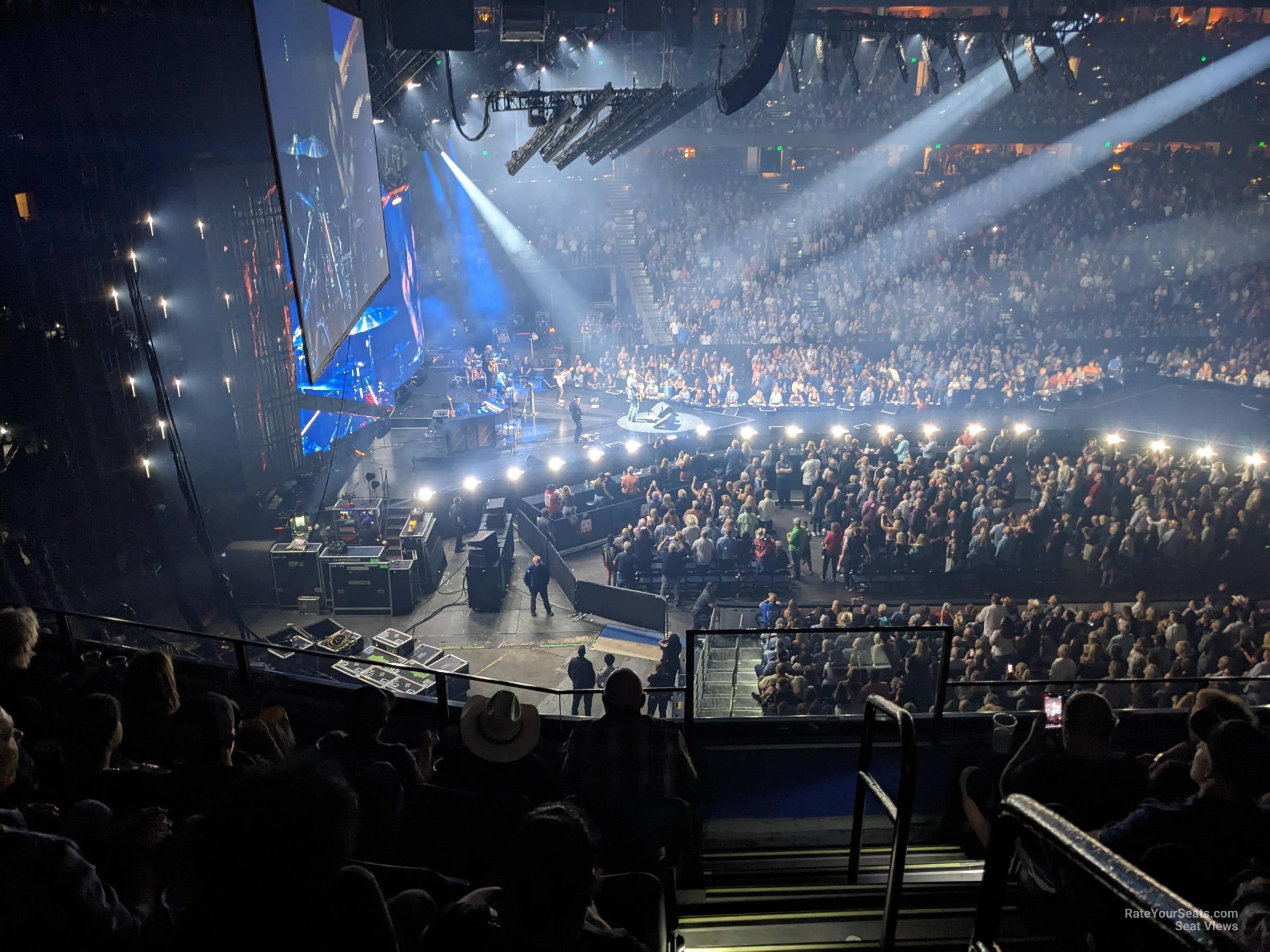 section 219, row d seat view  for concert - amalie arena