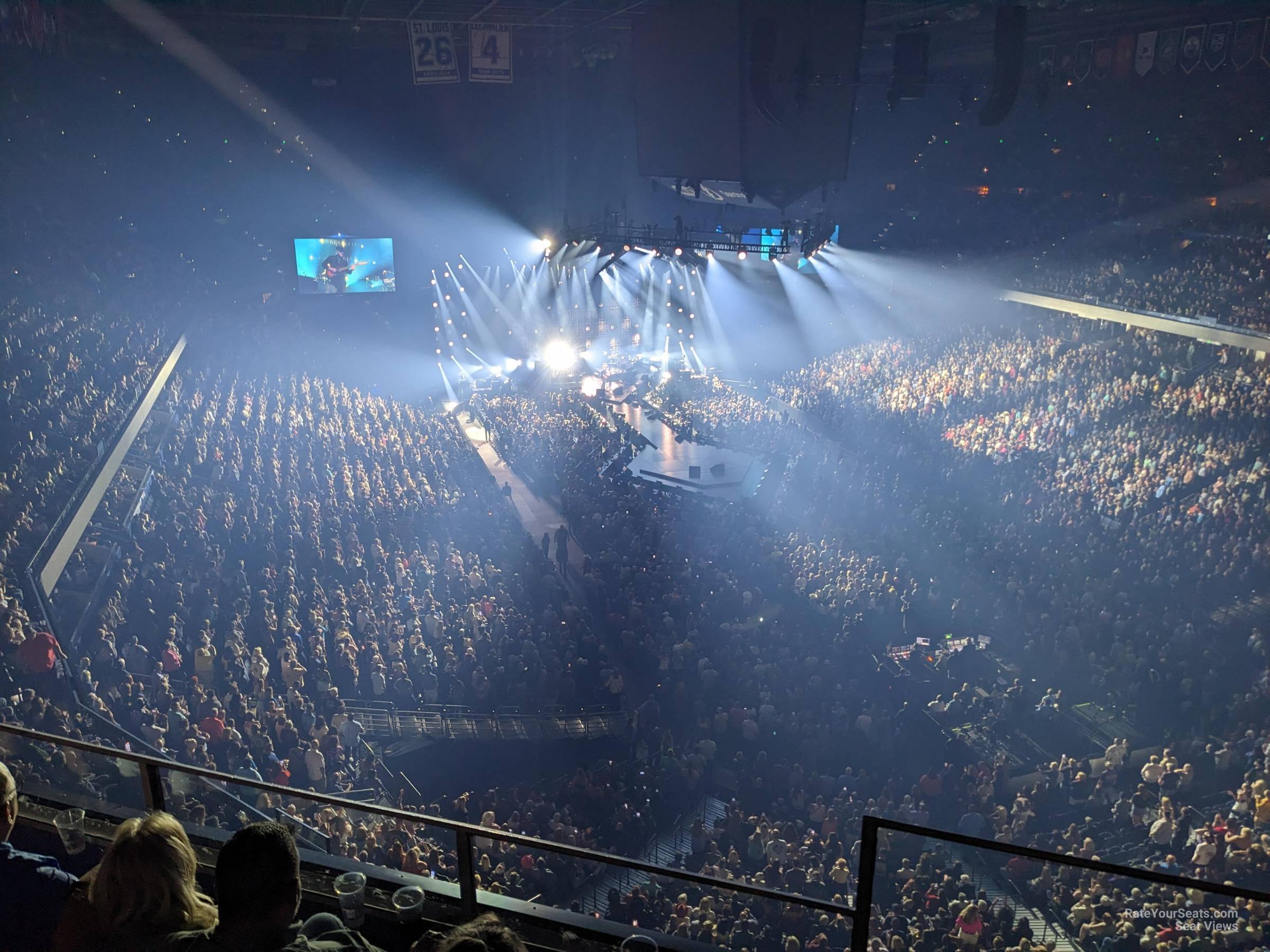 section 311, row f seat view  for concert - amalie arena