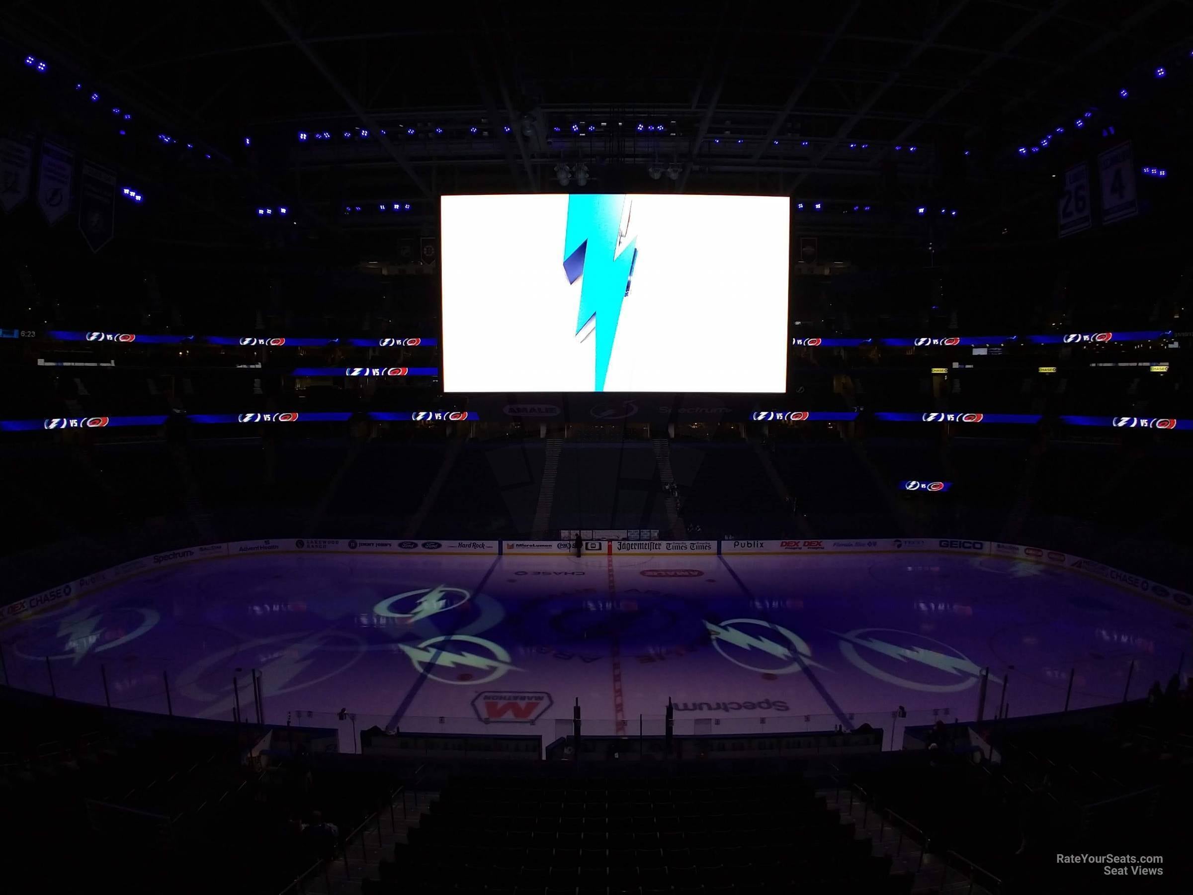 section 201, row a seat view  for hockey - benchmark international arena