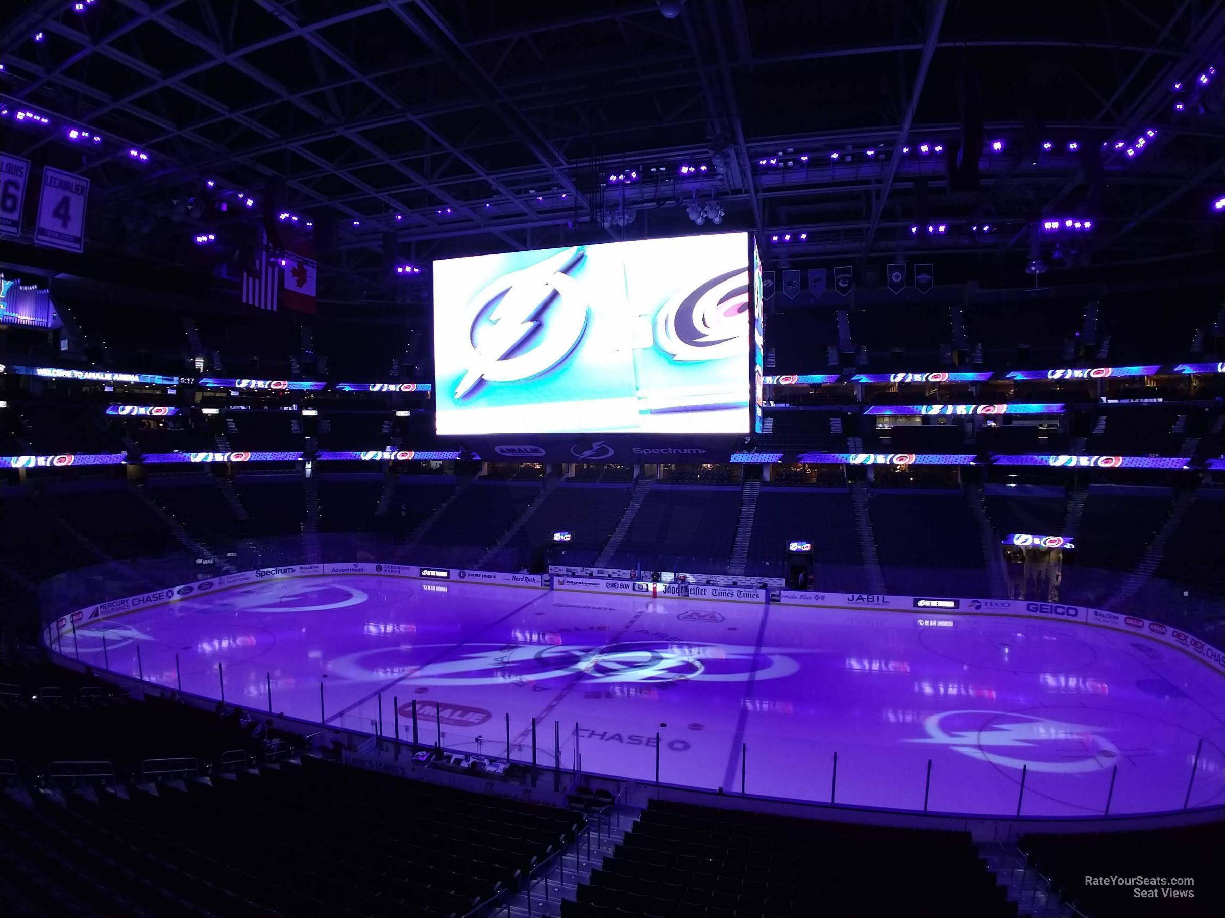 Amalie Arena Section 215 Tampa Bay Lightning