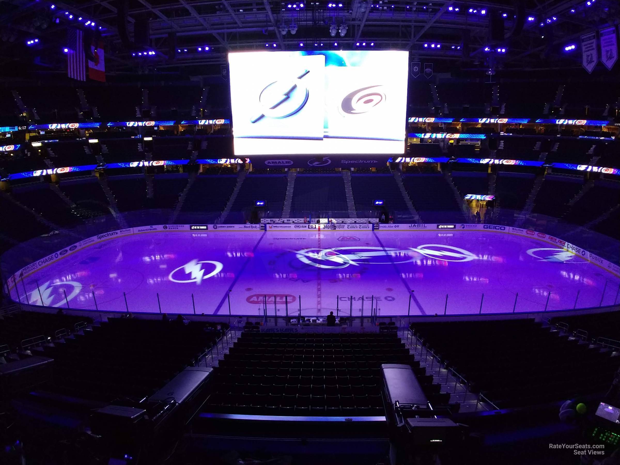 Section 216 at Amalie Arena 