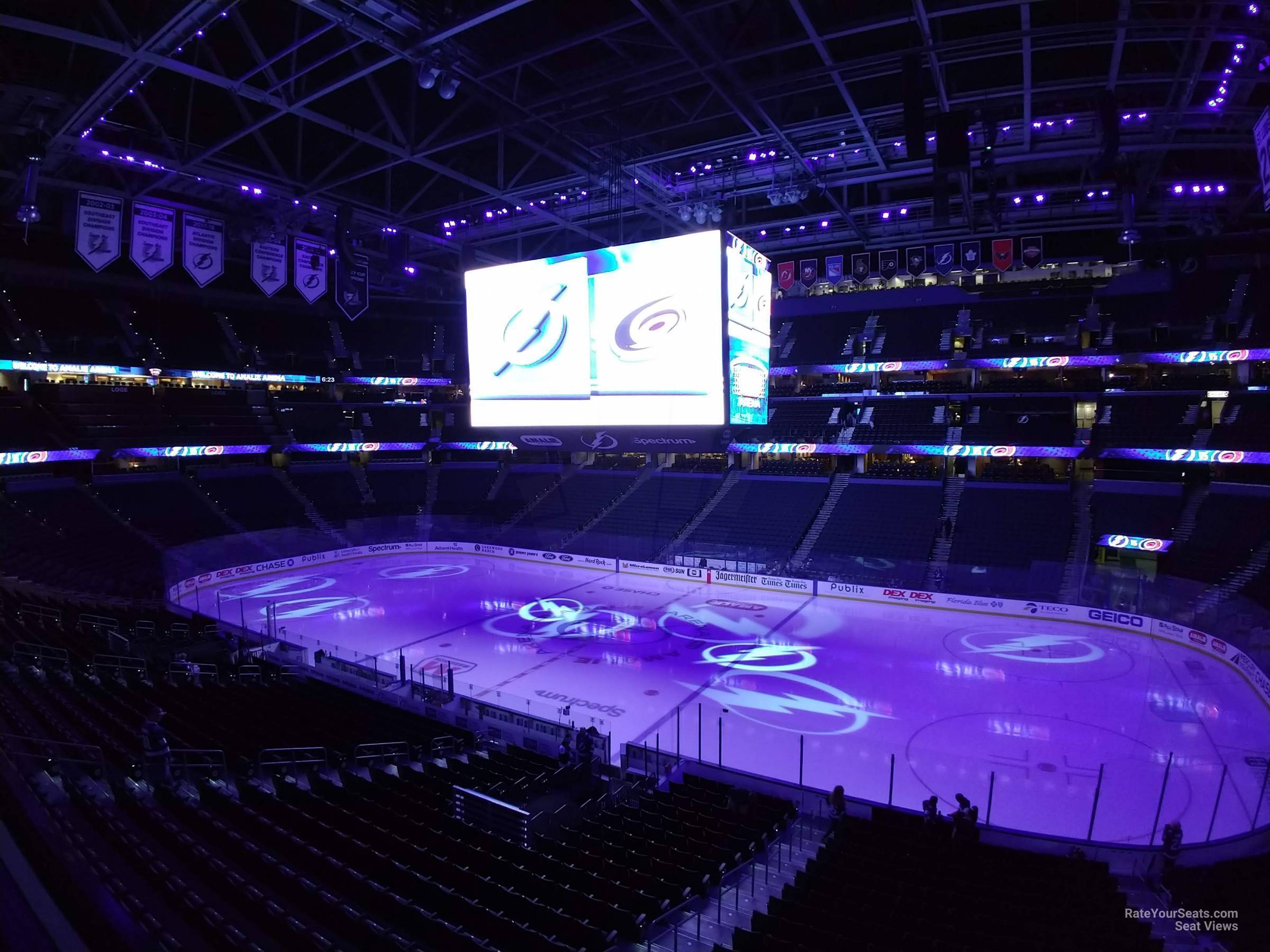 Amalie Arena Section 229 - Tampa Bay Lightning - RateYourSeats.com