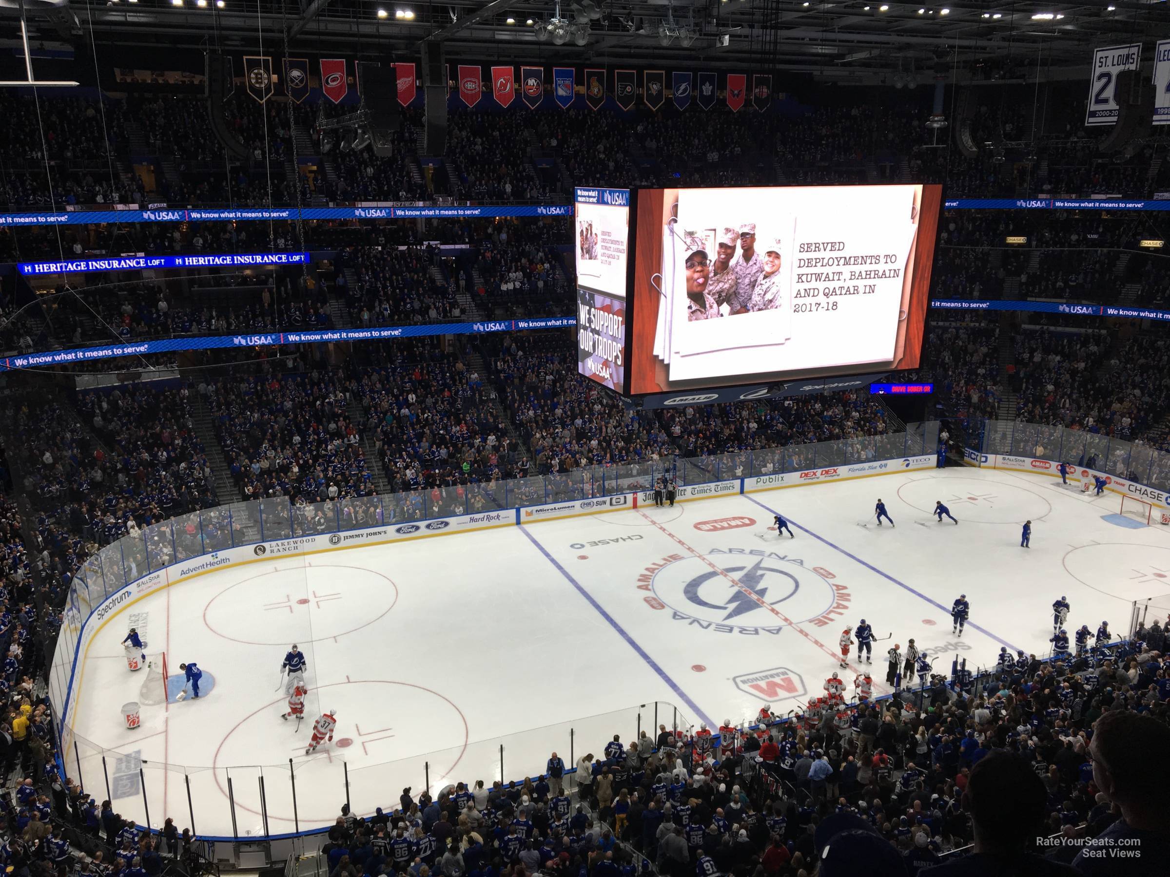 Amalie Arena, section West Entrance, home of Tampa Bay Lightning, Tampa Bay  Storm, Tampa Breeze, page 1