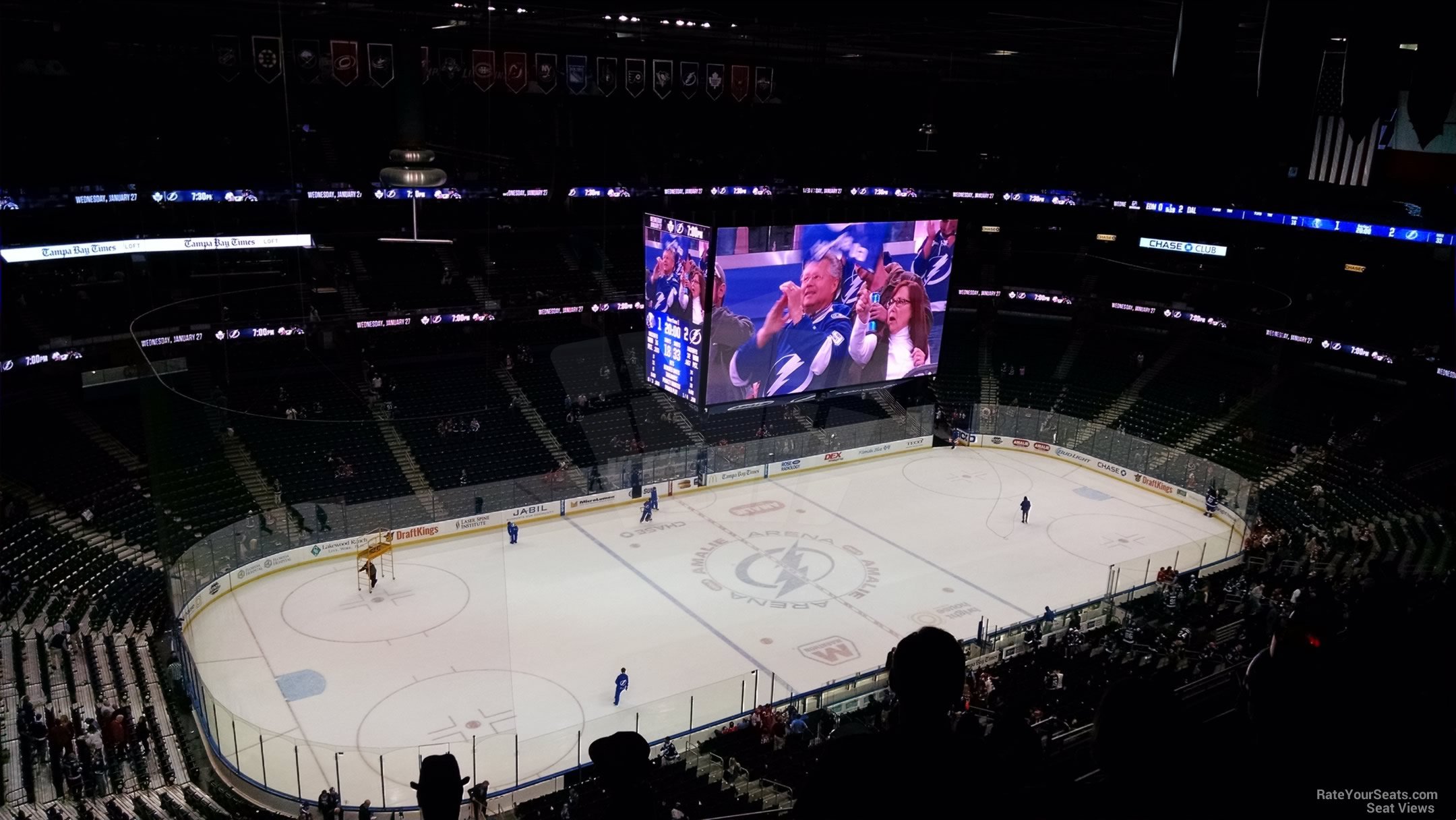 Amalie Arena Section 304 Tampa Bay Lightning
