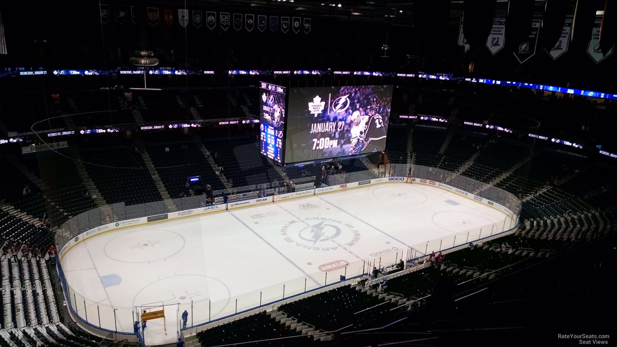 Amalie Arena Section 309 Row L - Free Transparent PNG Download
