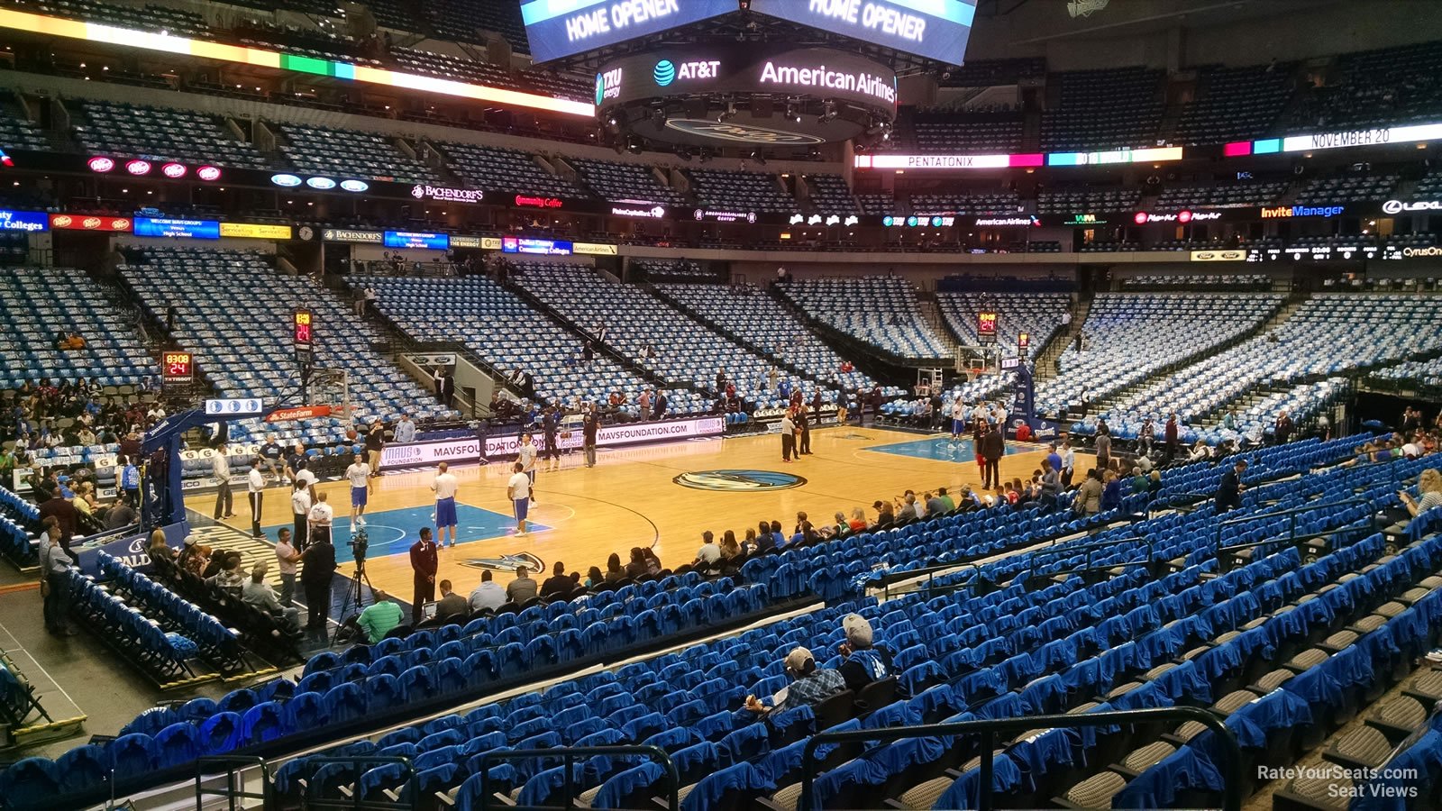 American Airlines Center Section 109 Dallas Mavericks