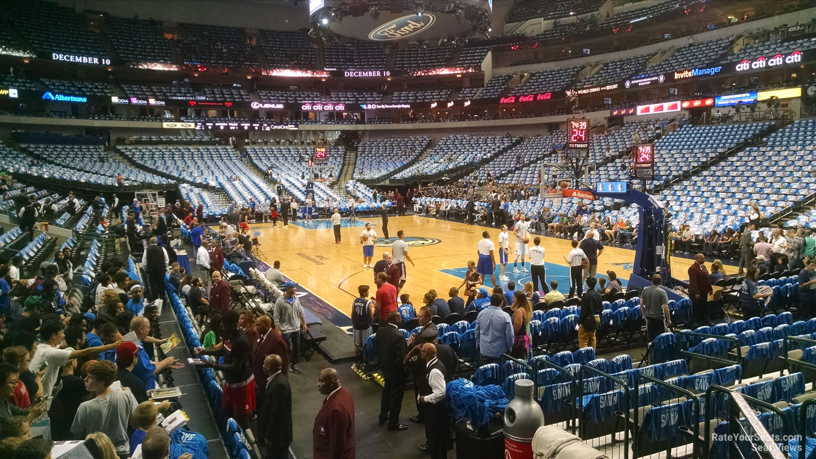 view from section 117 american airlines center｜TikTok Search