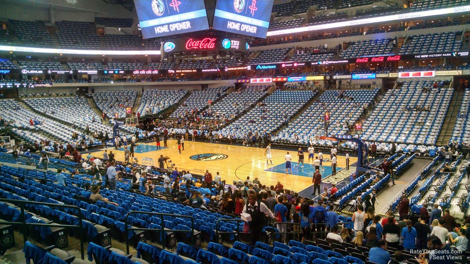 Section 116 at American Airlines Center Dallas Mavericks