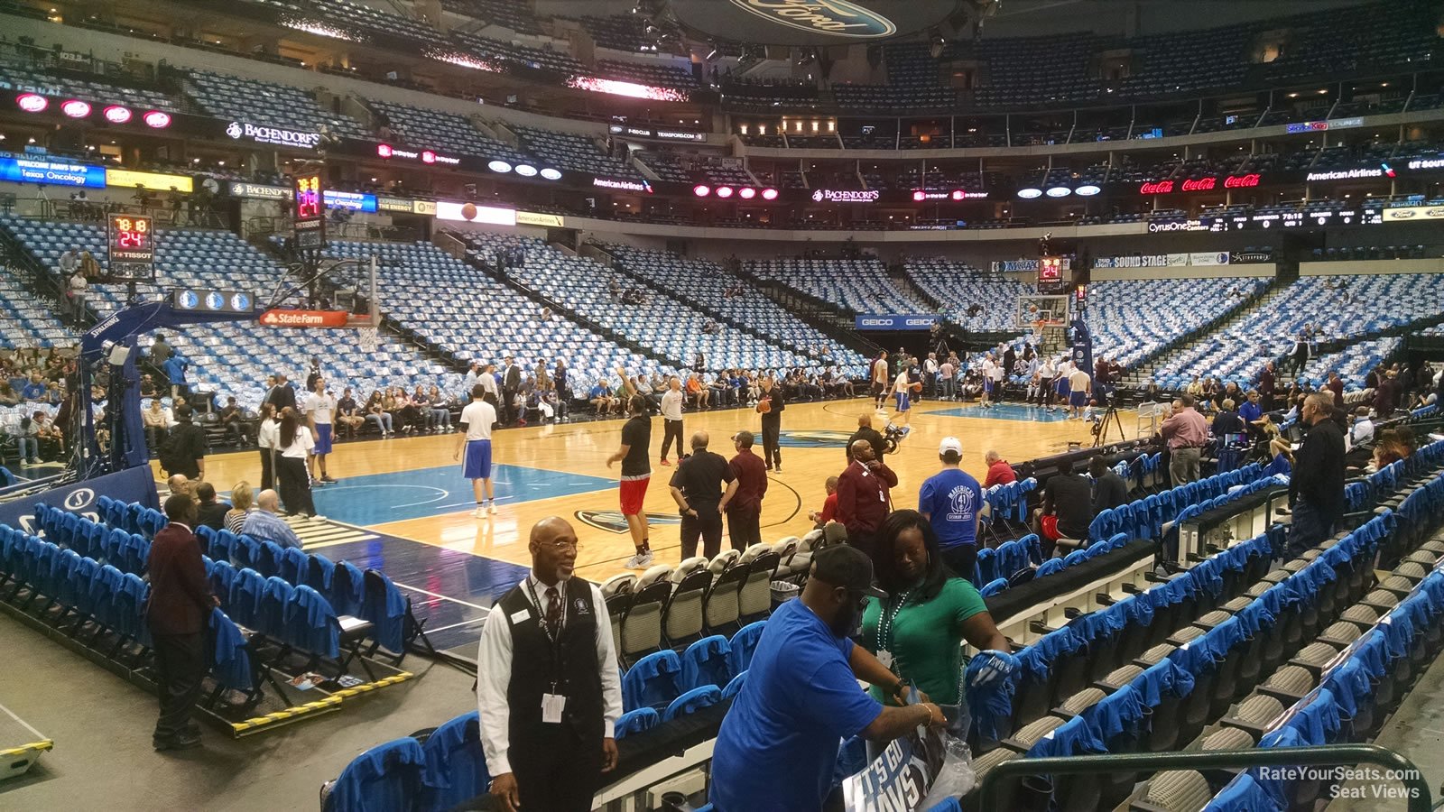 view from section 117 american airlines center｜TikTok Search