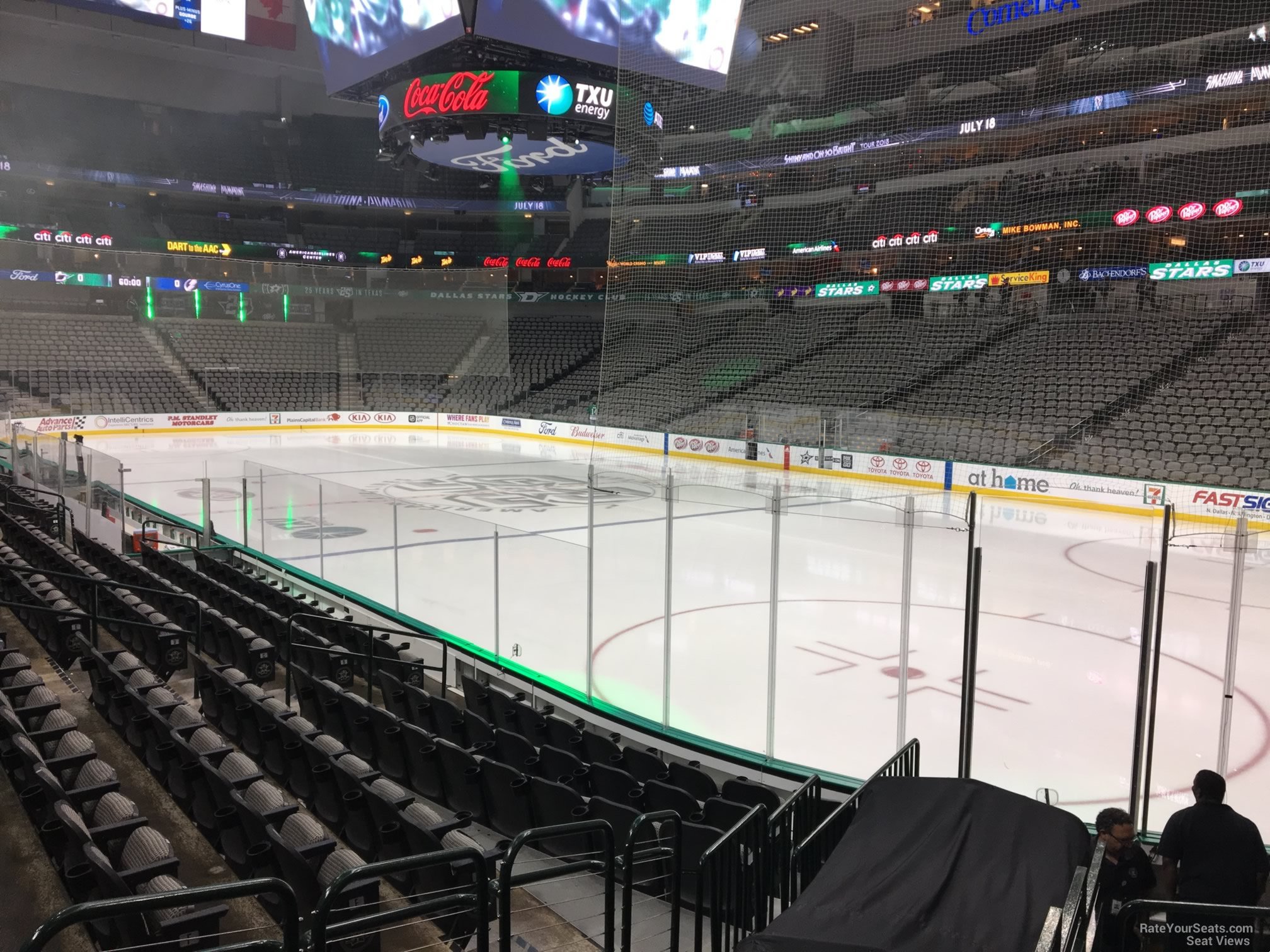 Section 115 at American Airlines Center 