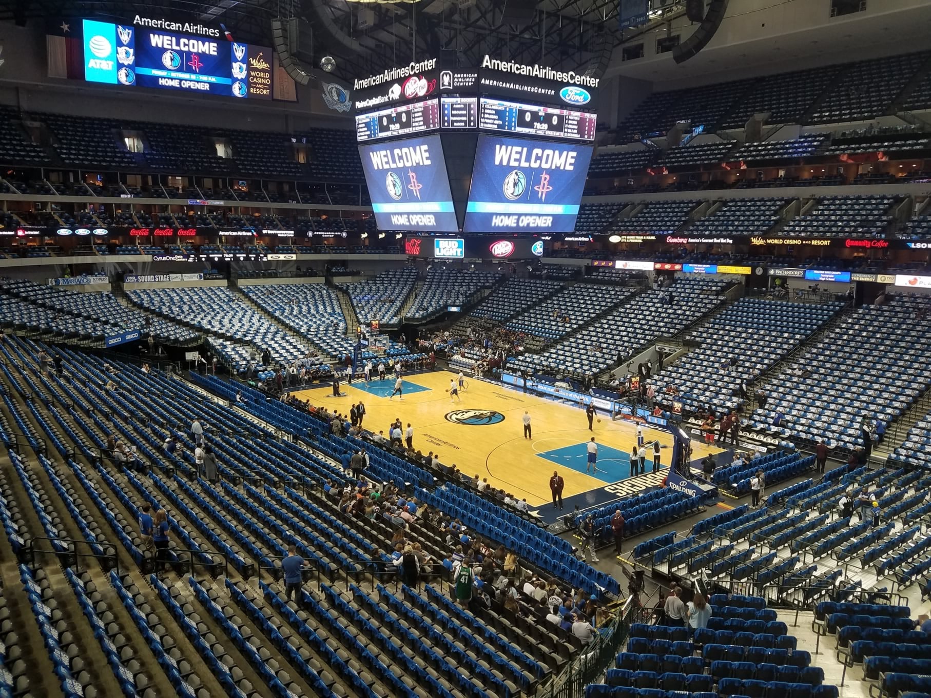 American Airlines Center Section 205 Dallas Mavericks