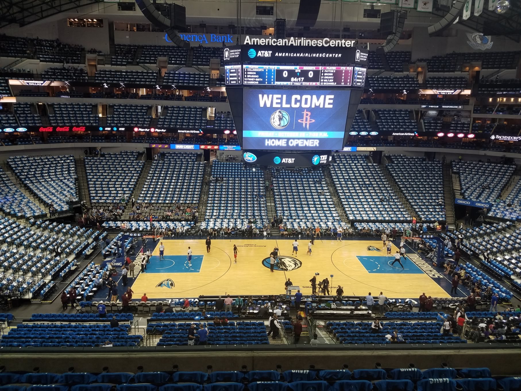 Section 218 at American Airlines Center 