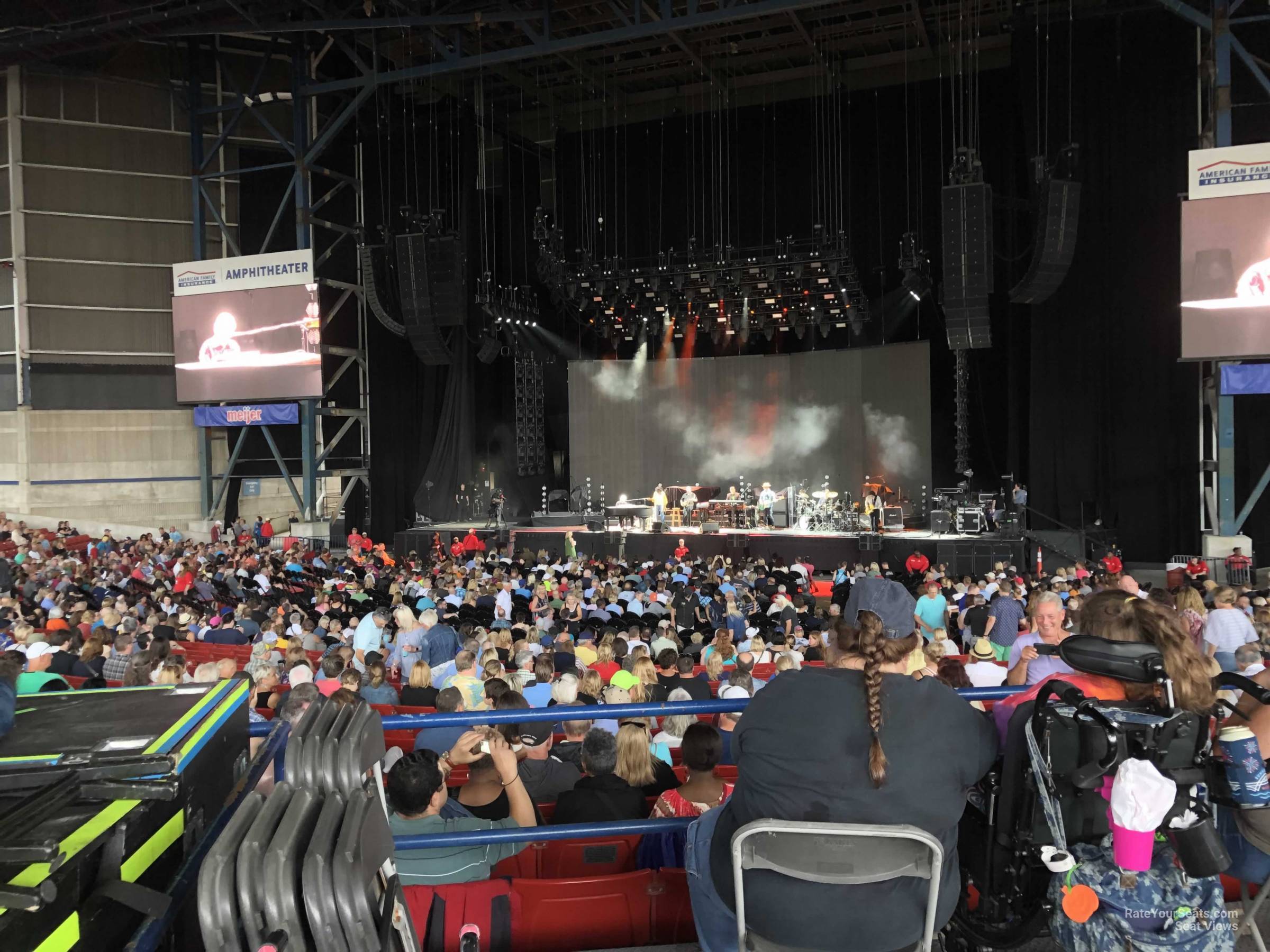 section 102, row wc seat view  - american family insurance amphitheater