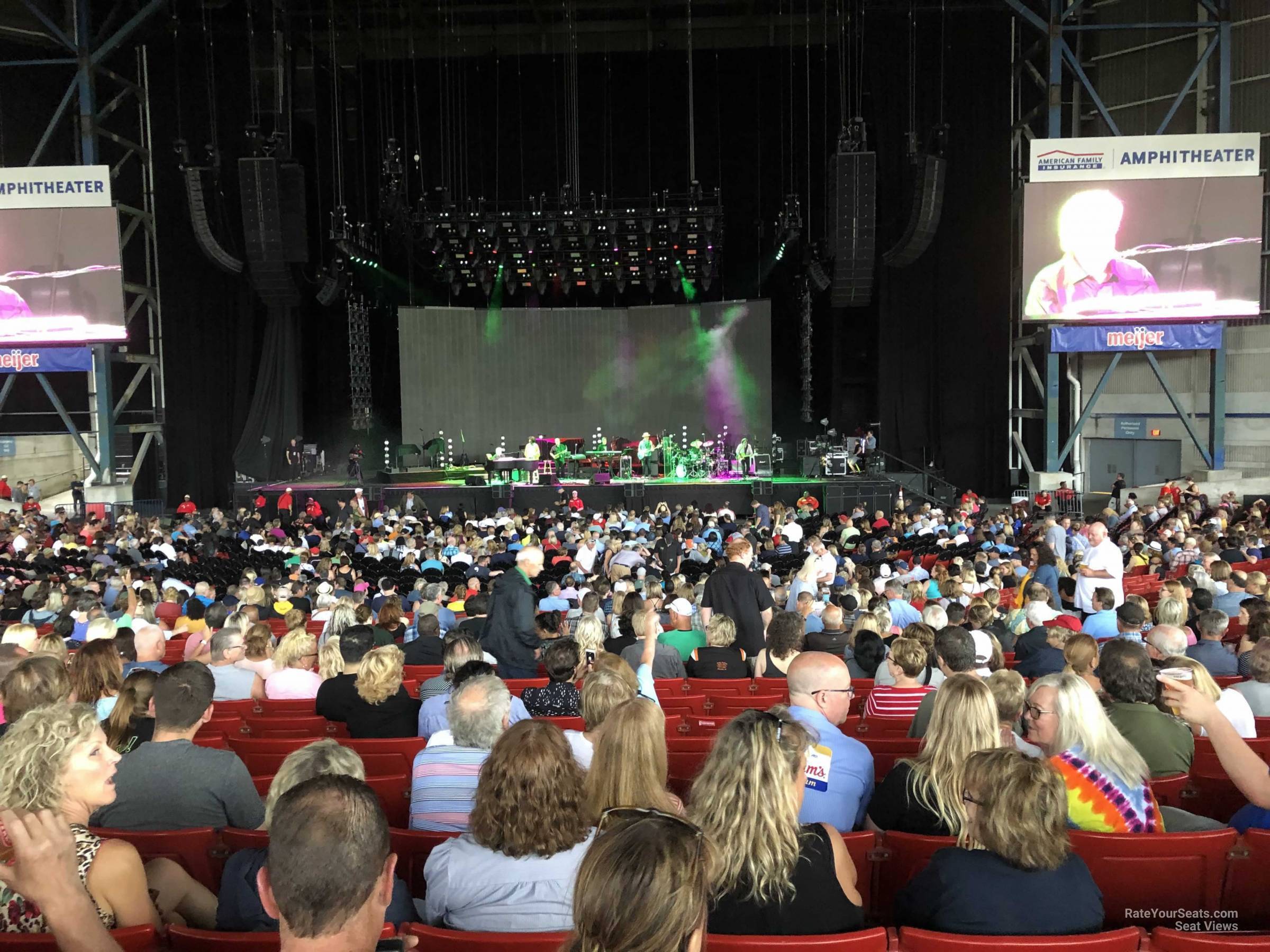 section 102, row ww seat view  - american family insurance amphitheater