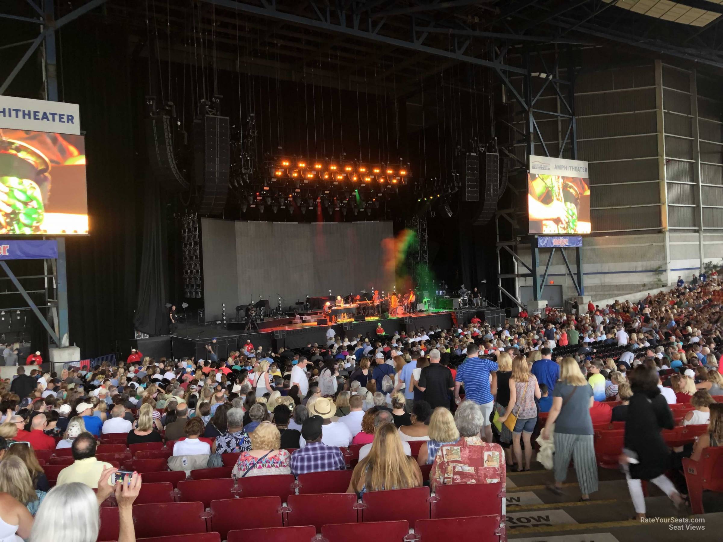 section 105, row ss seat view  - american family insurance amphitheater
