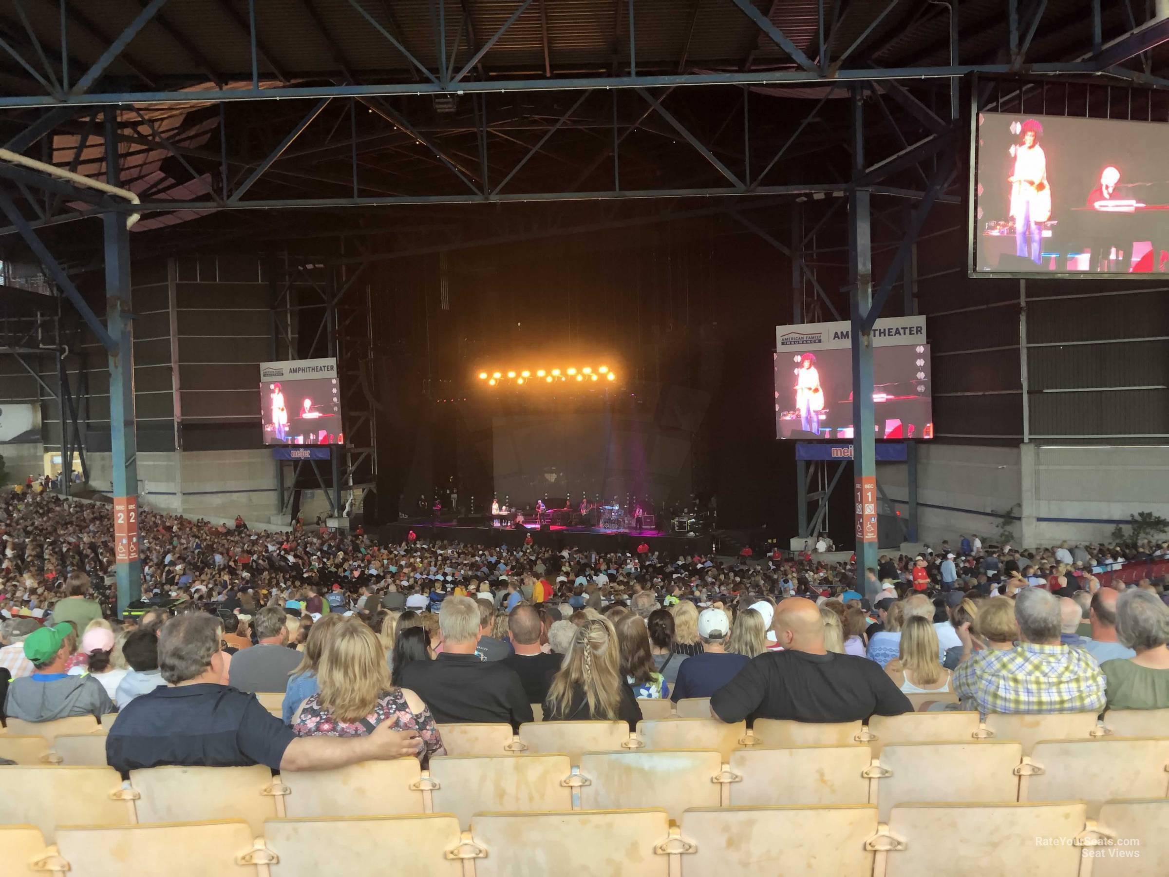 section 203, row y seat view  - american family insurance amphitheater