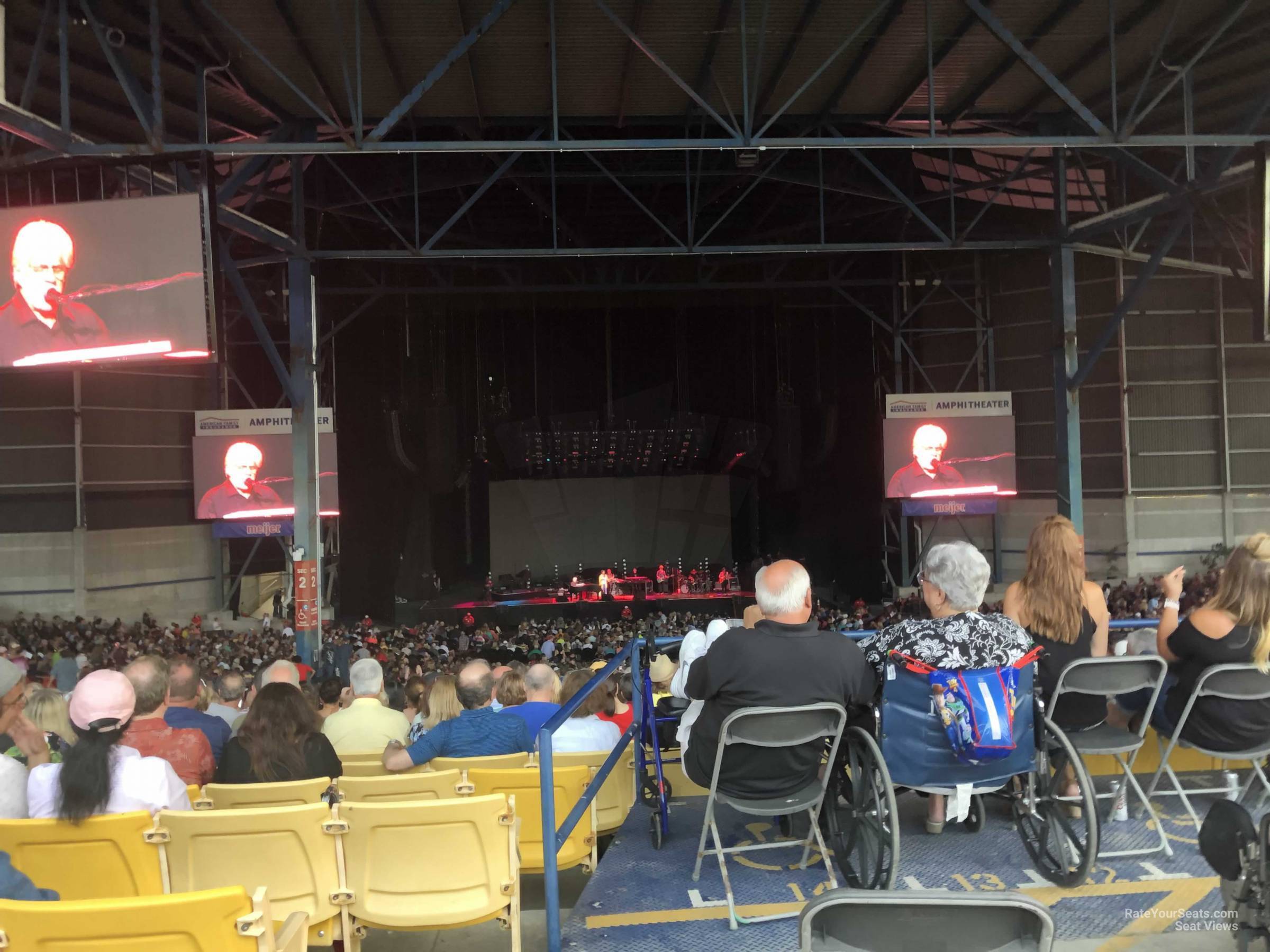 section 206, row y seat view  - american family insurance amphitheater