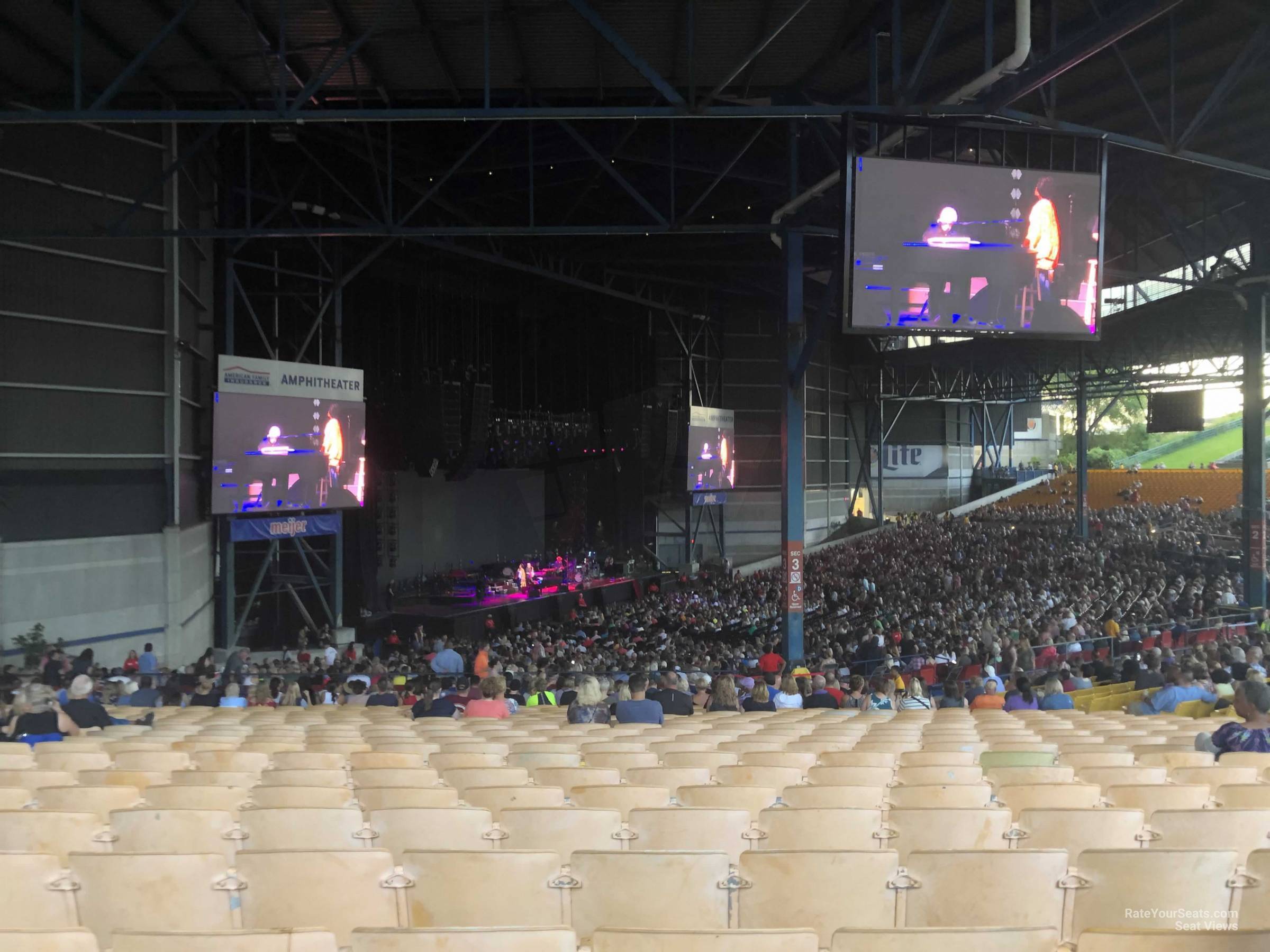 section 209, row x seat view - american family insurance amphitheater