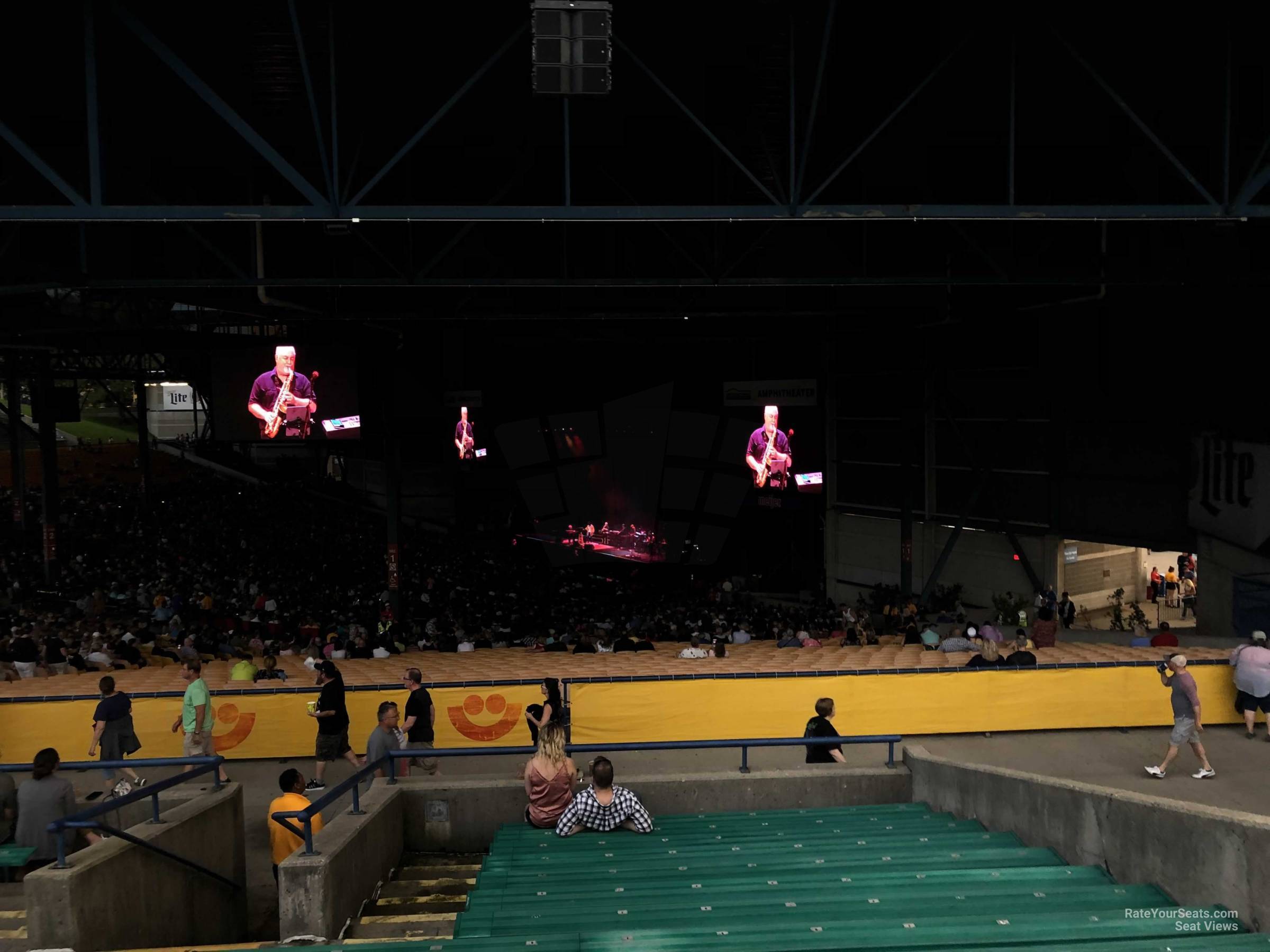 section 301, row k seat view - american family insurance amphitheater
