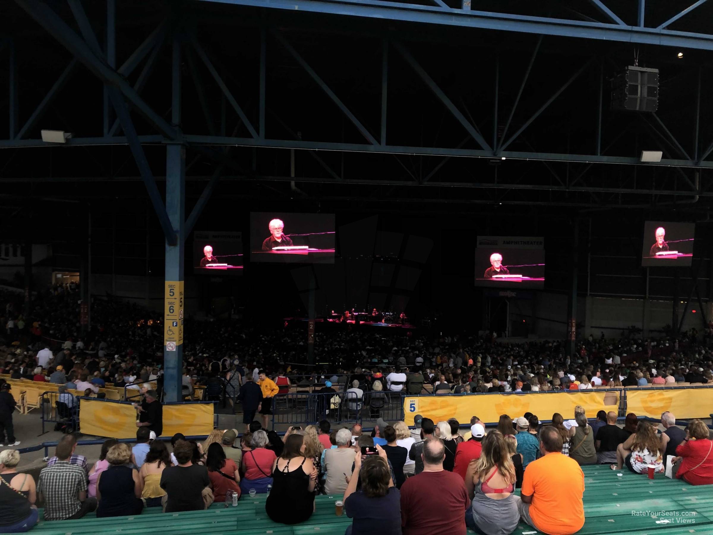 section 306, row j seat view  - american family insurance amphitheater