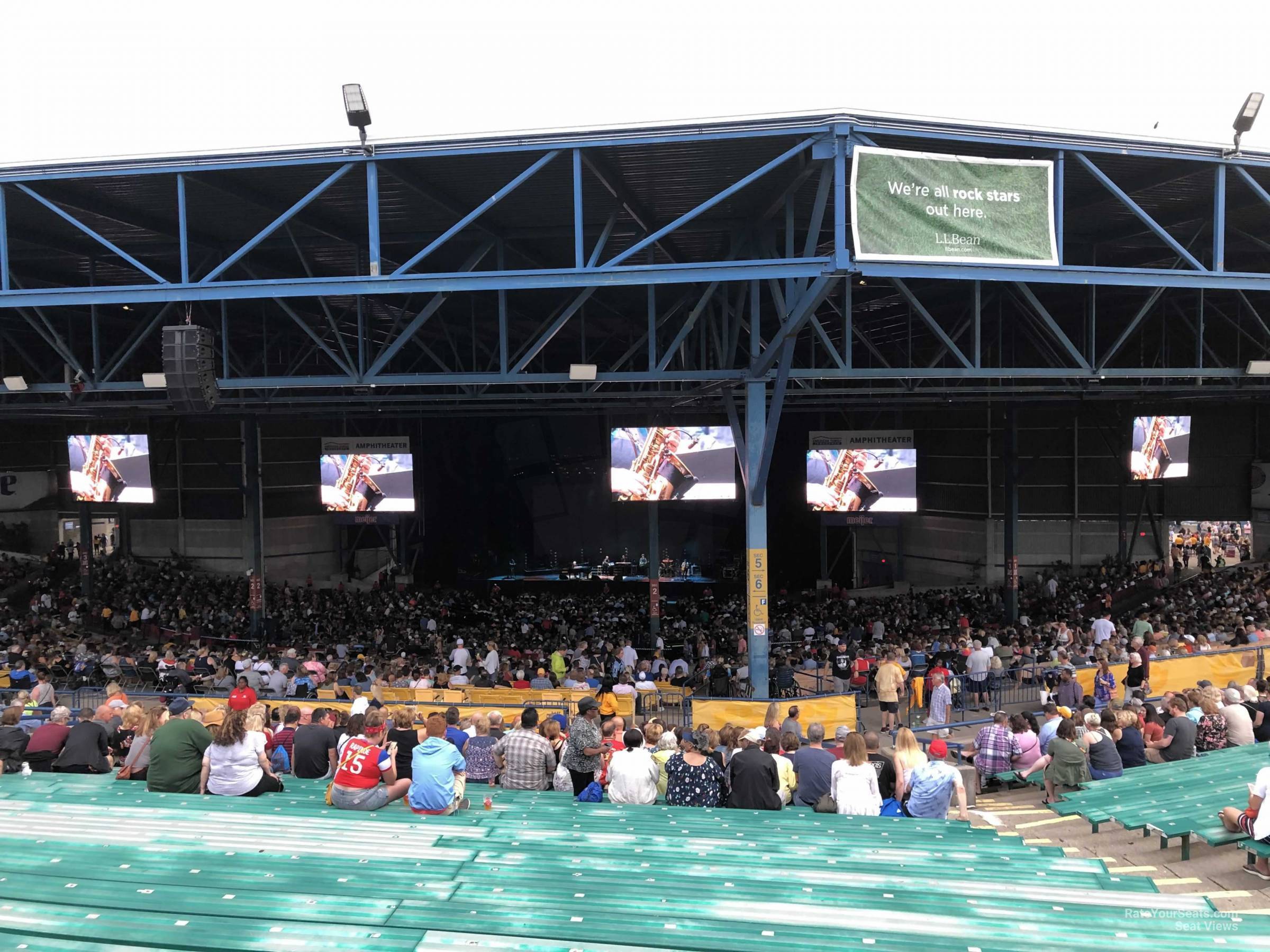 section 307, row t seat view  - american family insurance amphitheater