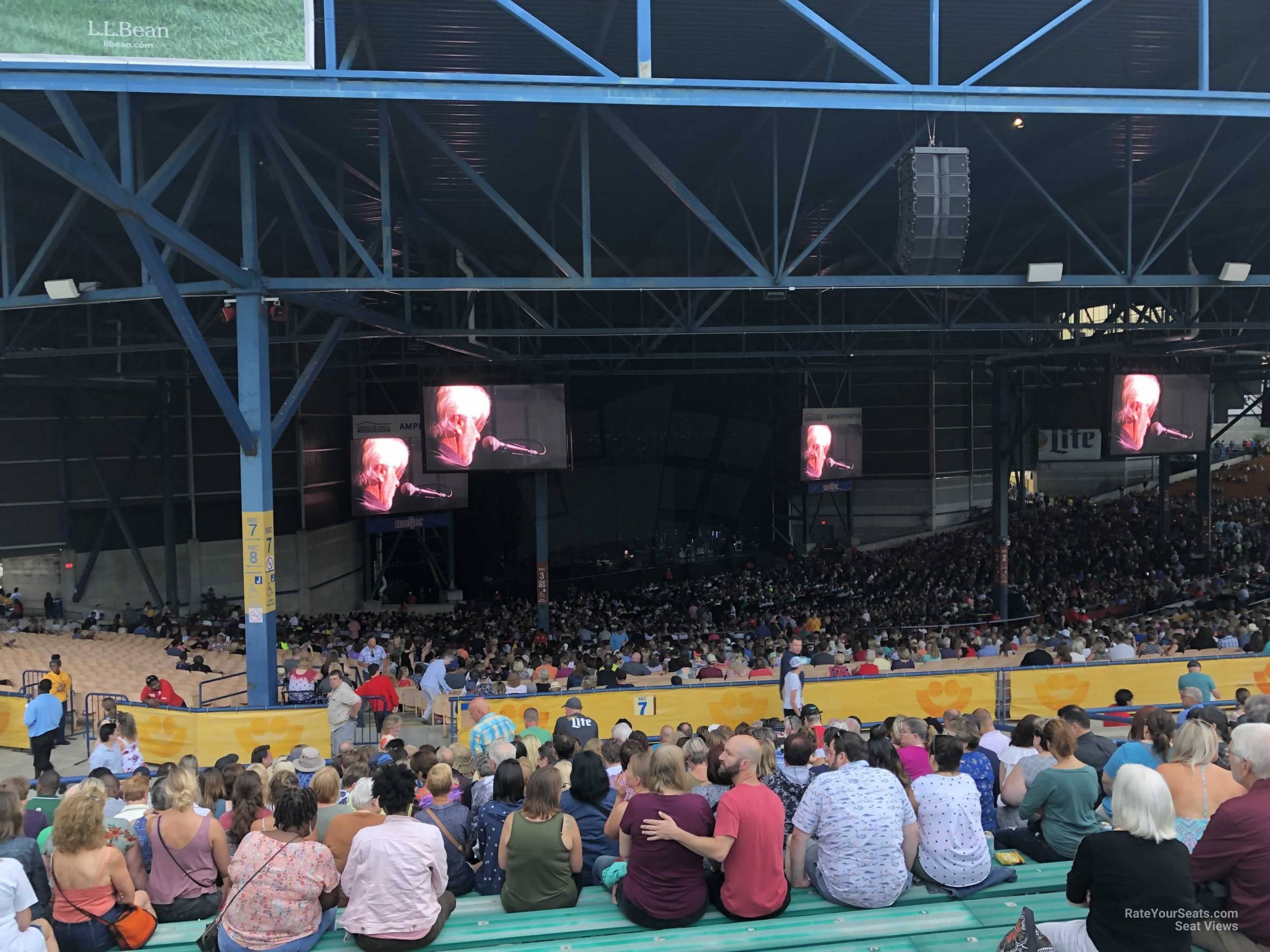 section 312, row j seat view  - american family insurance amphitheater