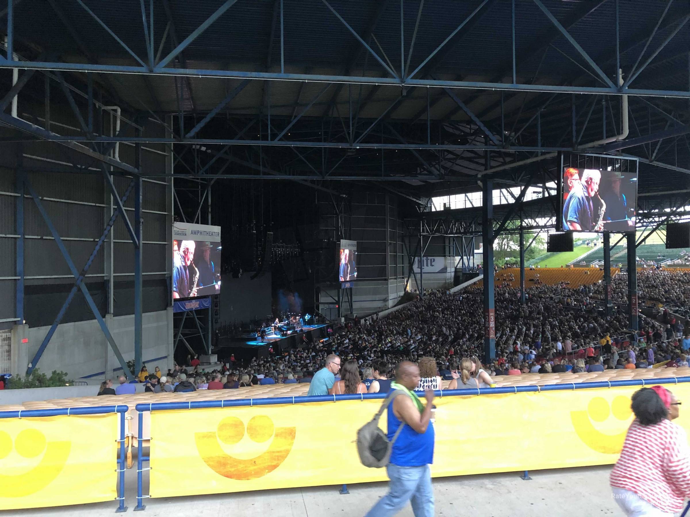 section 314, row a seat view - american family insurance amphitheater