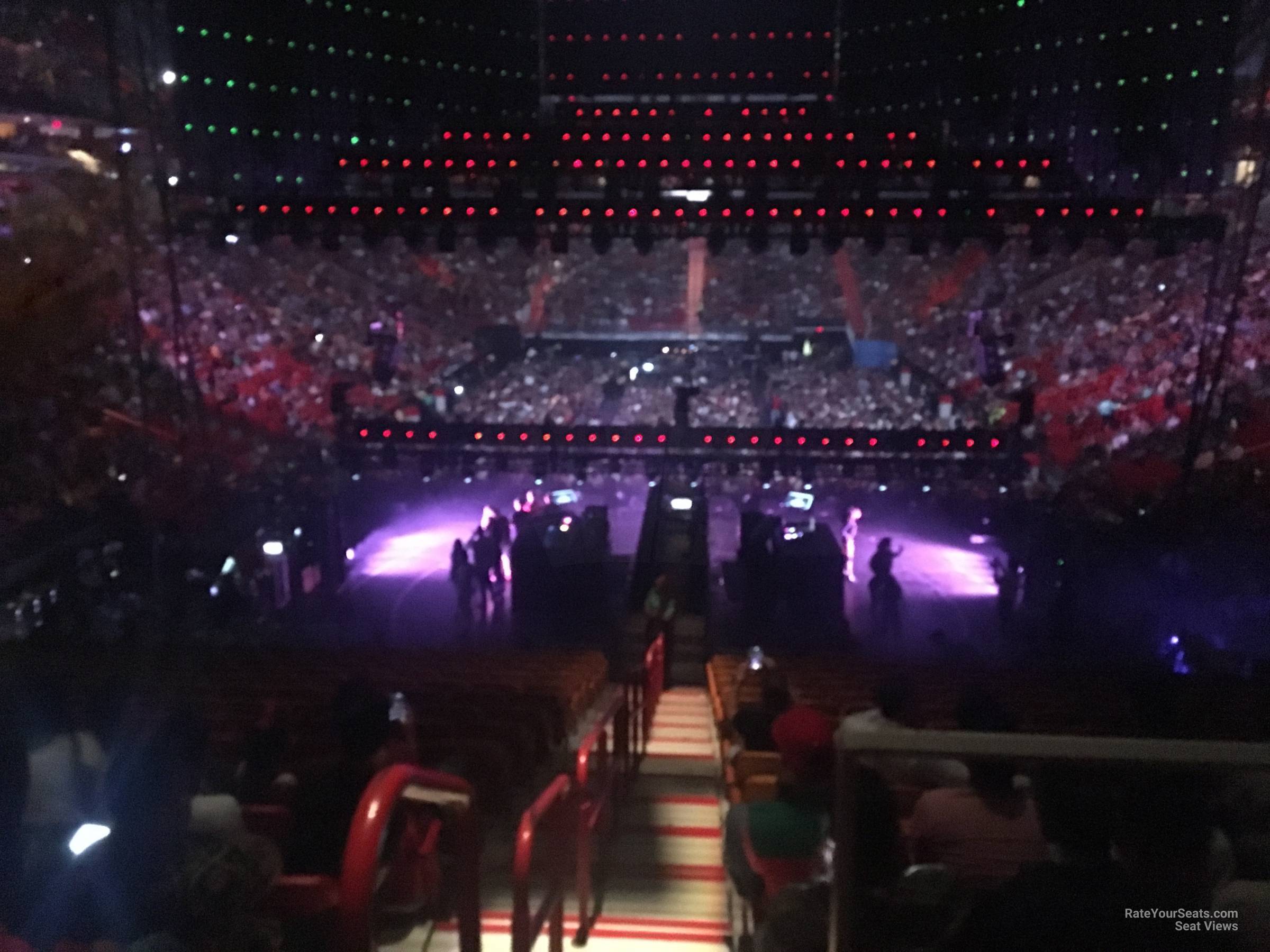 section 101, row 37 seat view  for concert - miami-dade arena