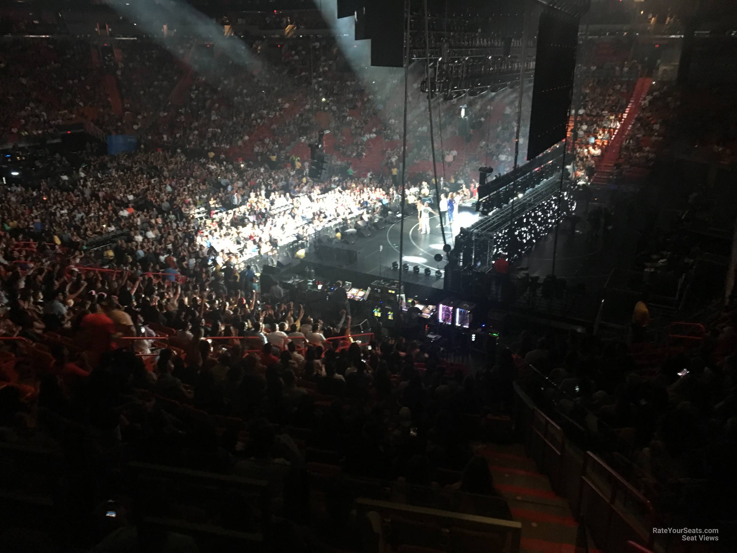 section 104, row 29 seat view  for concert - miami-dade arena