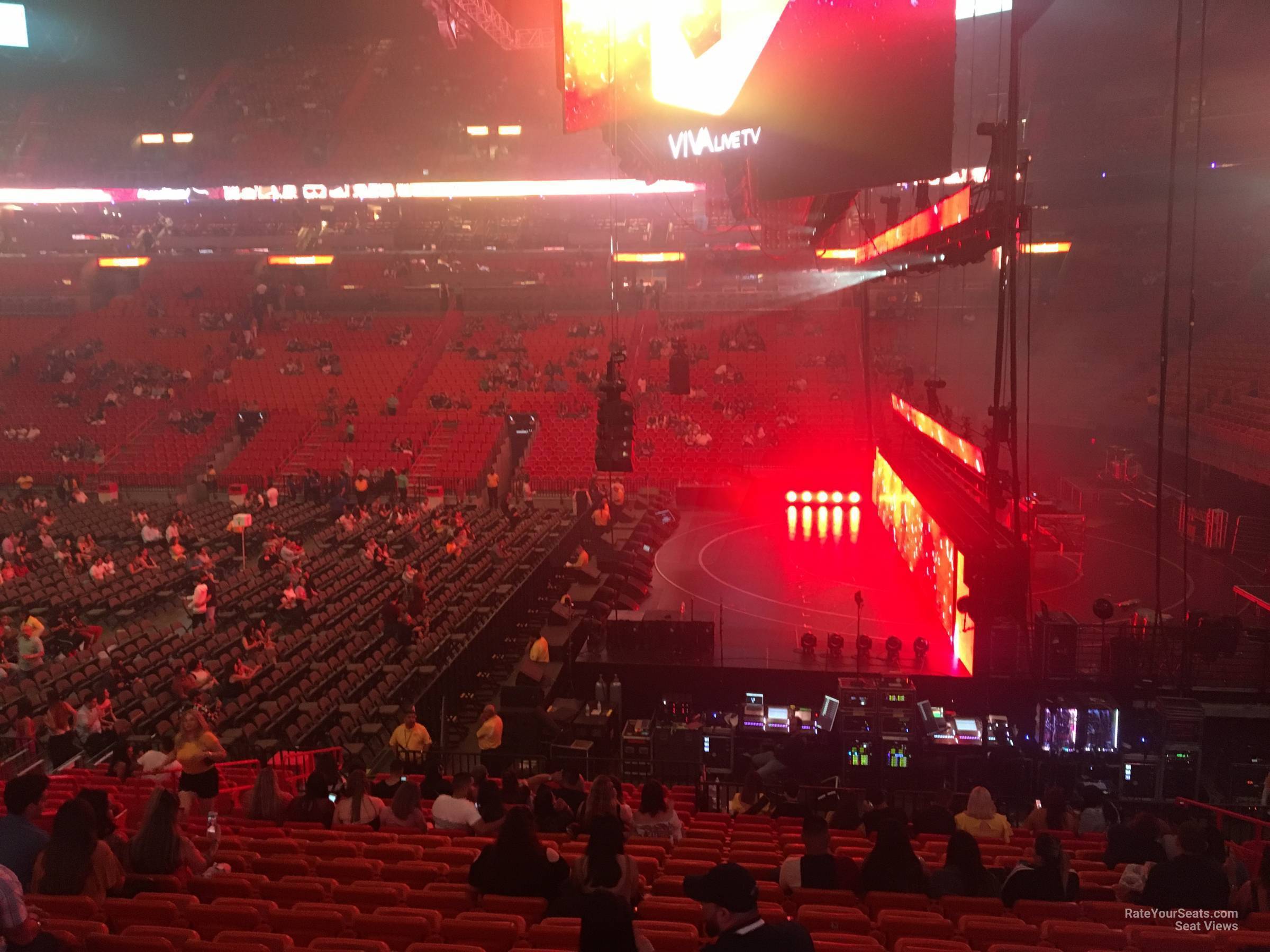 section 105, row 20 seat view  for concert - kaseya center