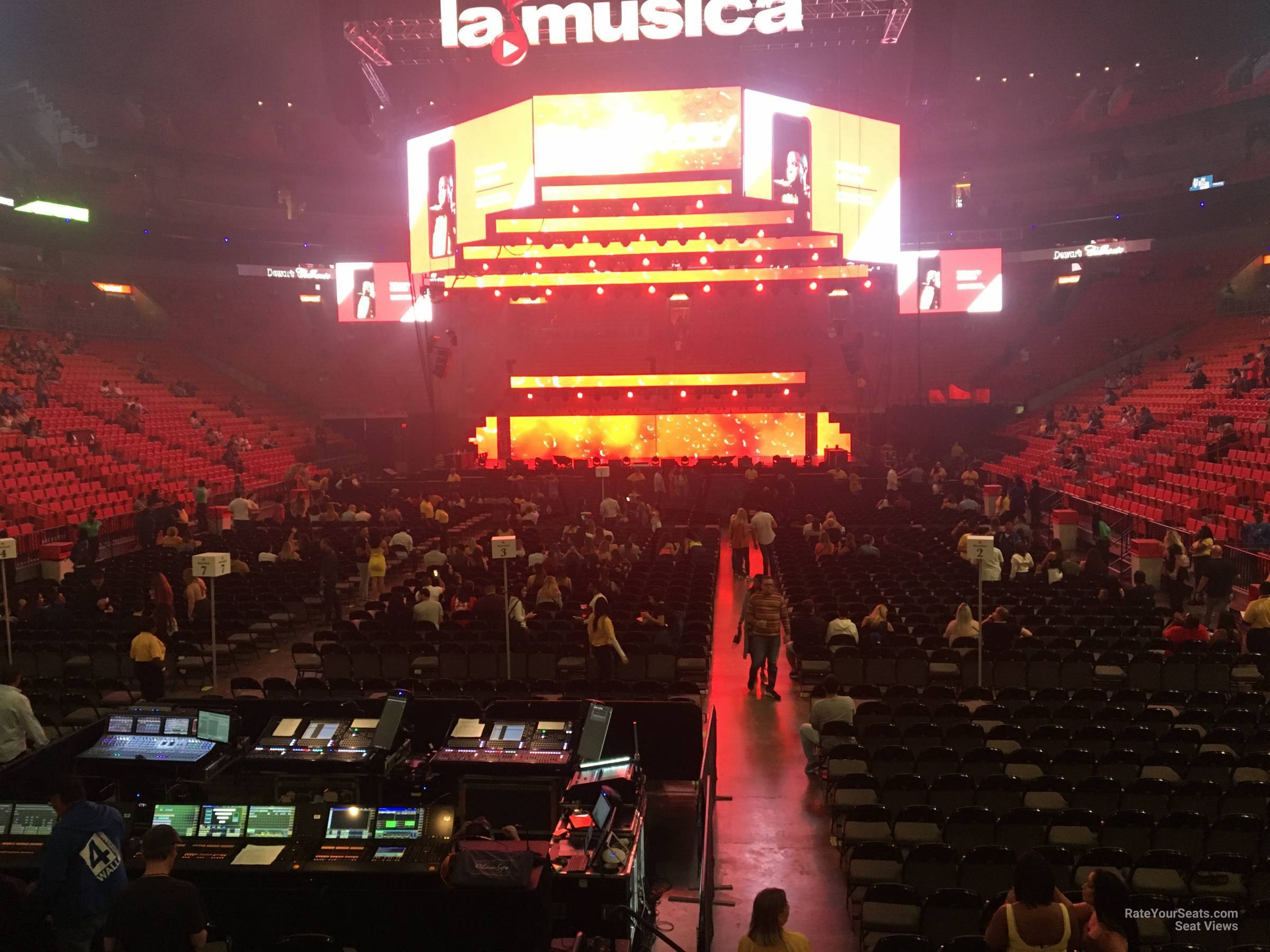 Americanairlines arena section 112 concert seating rateyourseats