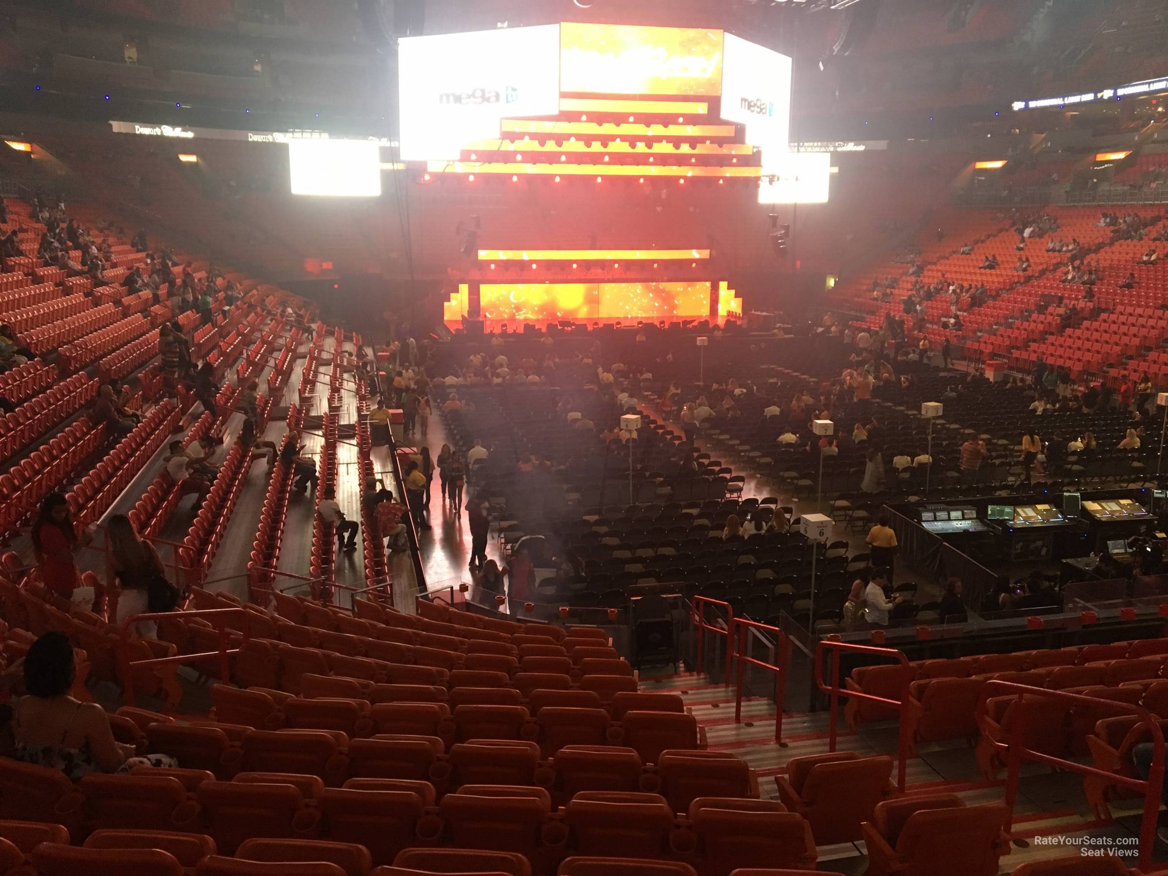 AmericanAirlines Arena Section 114 Concert Seating - RateYourSeats.com